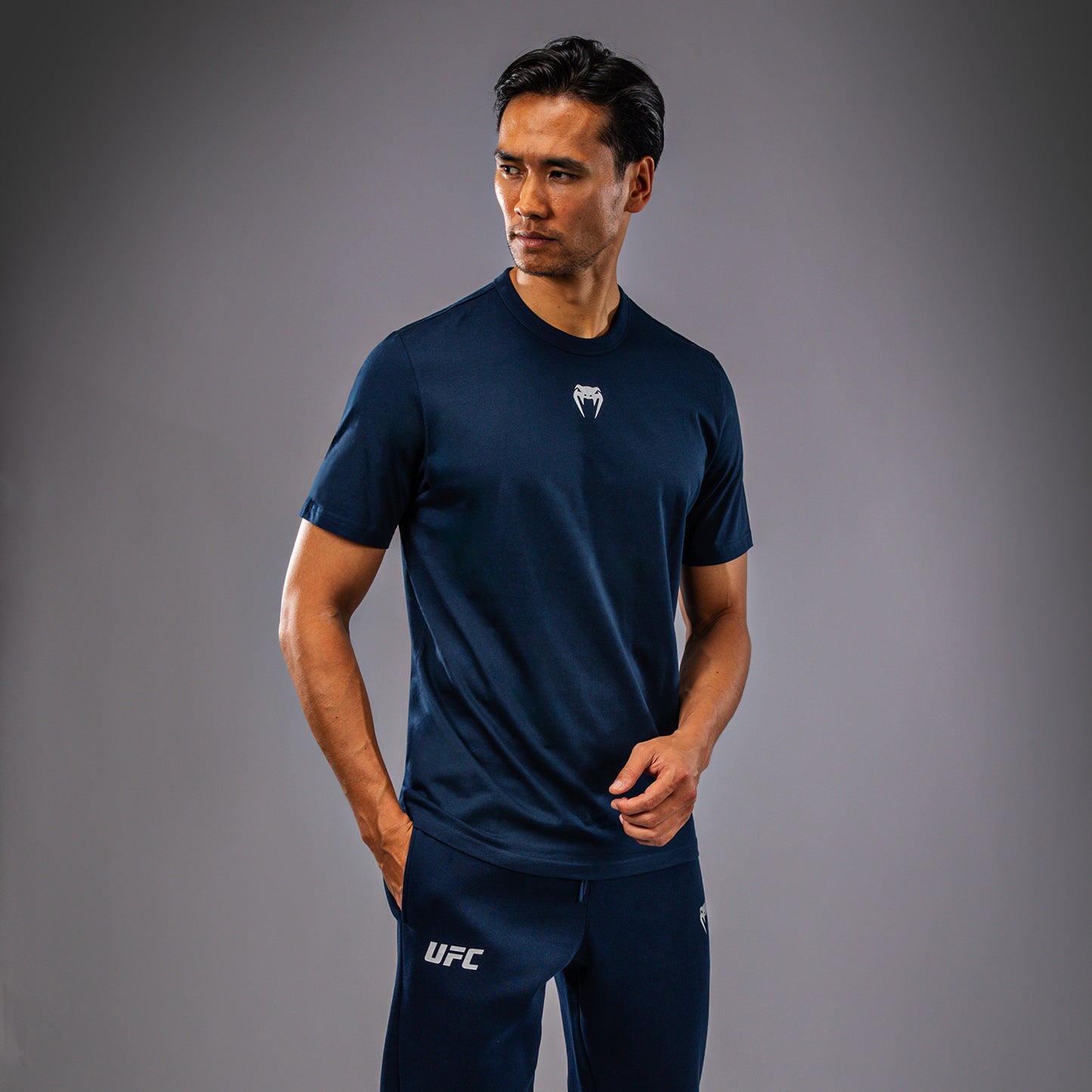 UFC Fusion by Venum Fight Week Men’s Short Sleeve T-Shirt - Solid Oceanic Blue