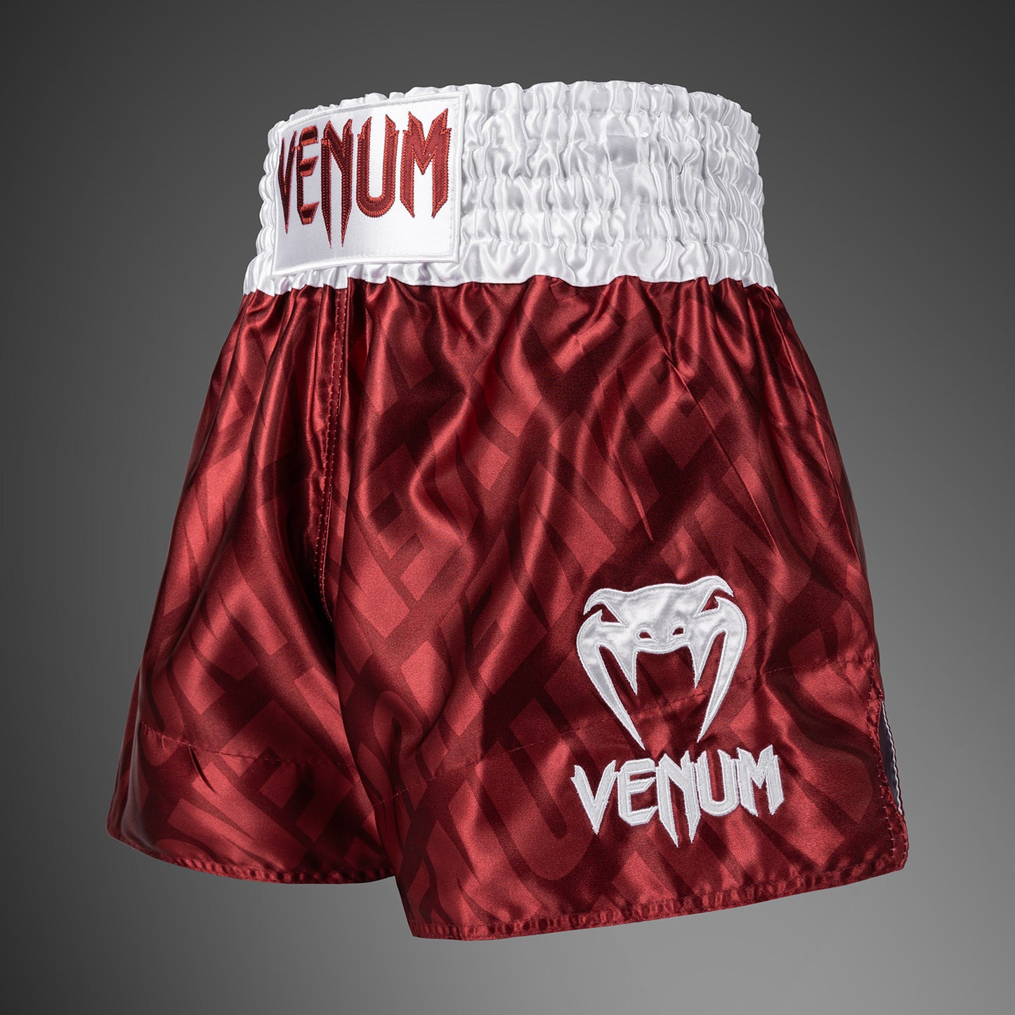 Venum Contender XT Muay Thai Shorts – Cherry Red/White