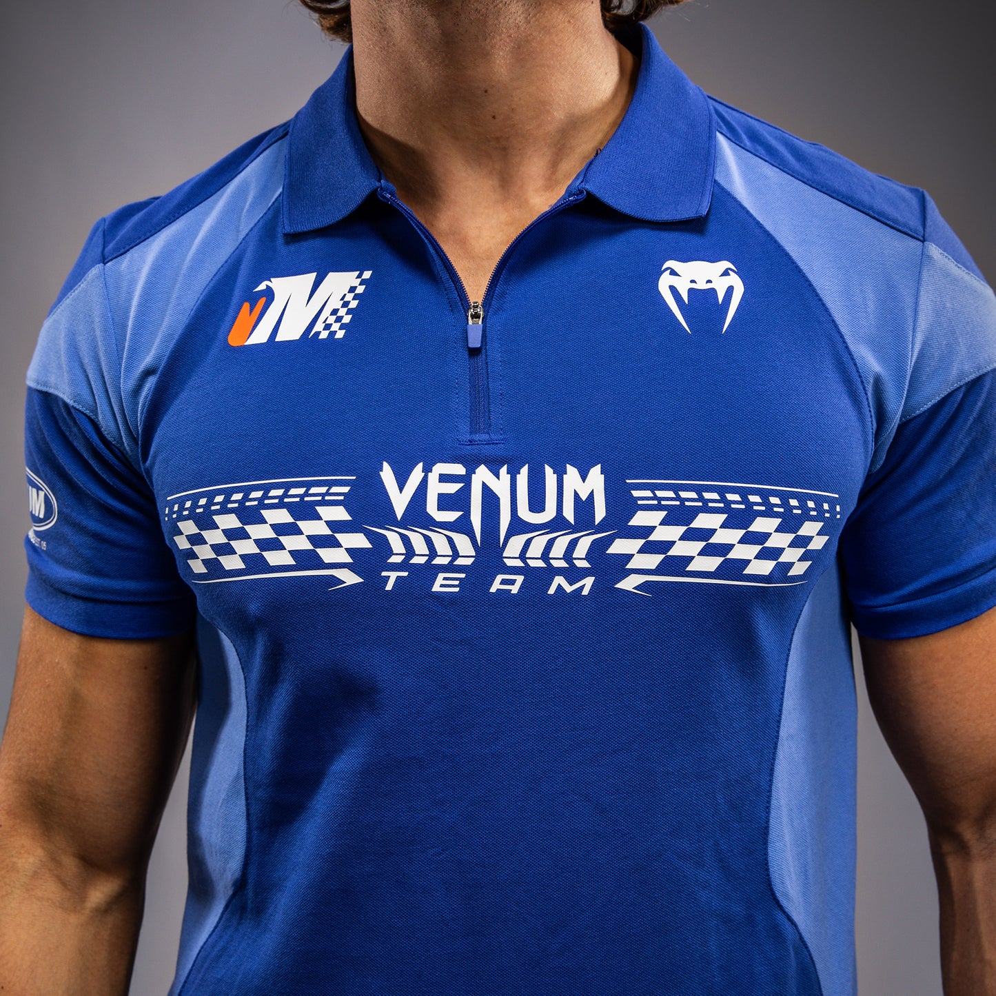 Venum Motorsport Cotton Polo - Royal Blue