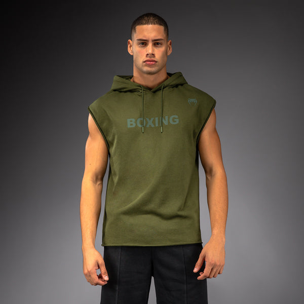 Venum Boxing VT Sleeveless Hoodie - Military Green - Venum Asia