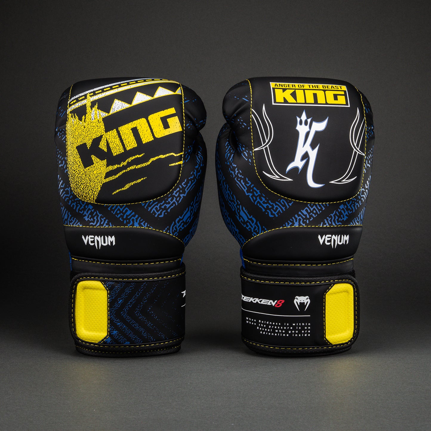 Venum x TEKKEN 8 Boxing Gloves - King - Black/Yellow