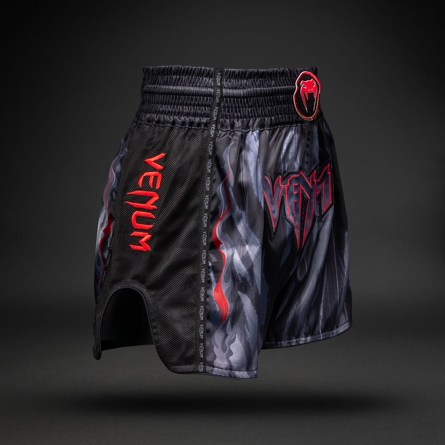 Venum Demon Muay Thai Shorts - Black/Grey