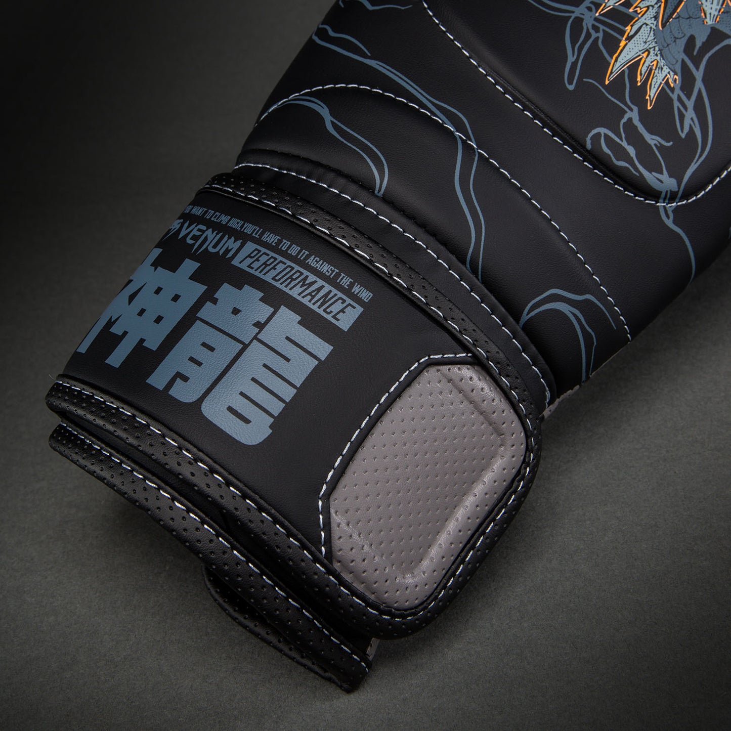 Venum Thunder Dragon Boxing Gloves - Black/Grey/Copper