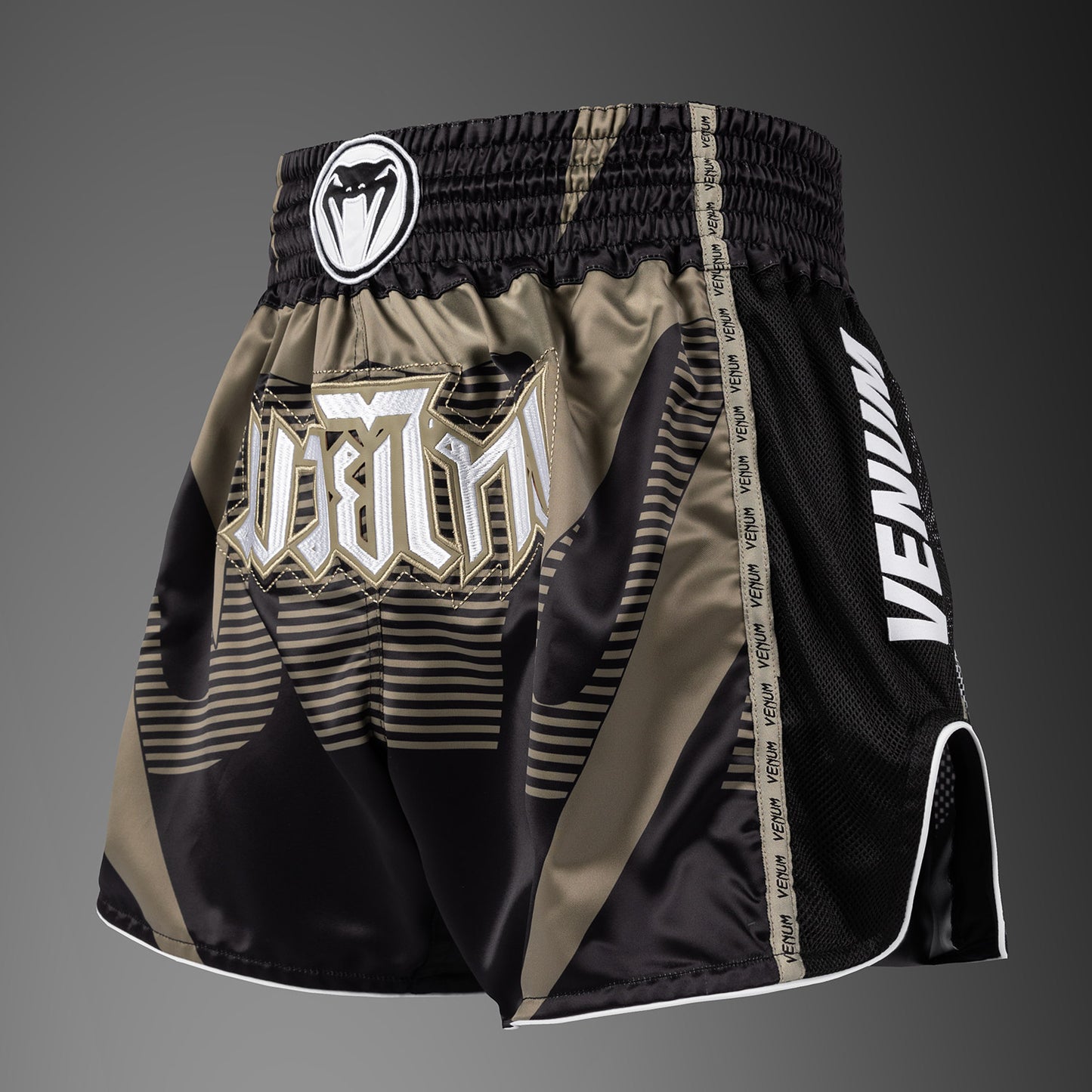 Venum Adrenaline Muay Thai Shorts - Black/Sand