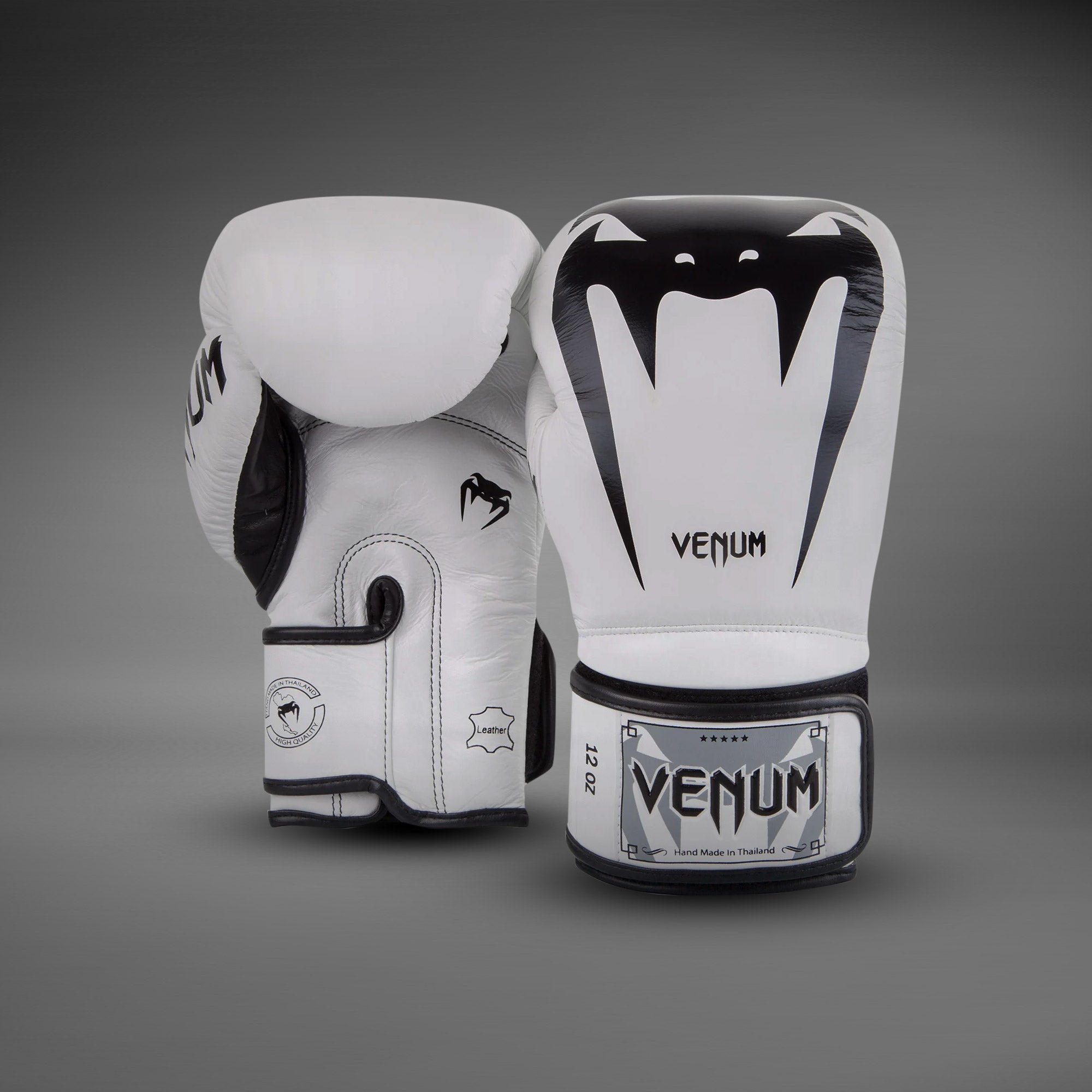 Venum Giant 3.0 Boxing Gloves - Nappa Leather - White - Venum Asia