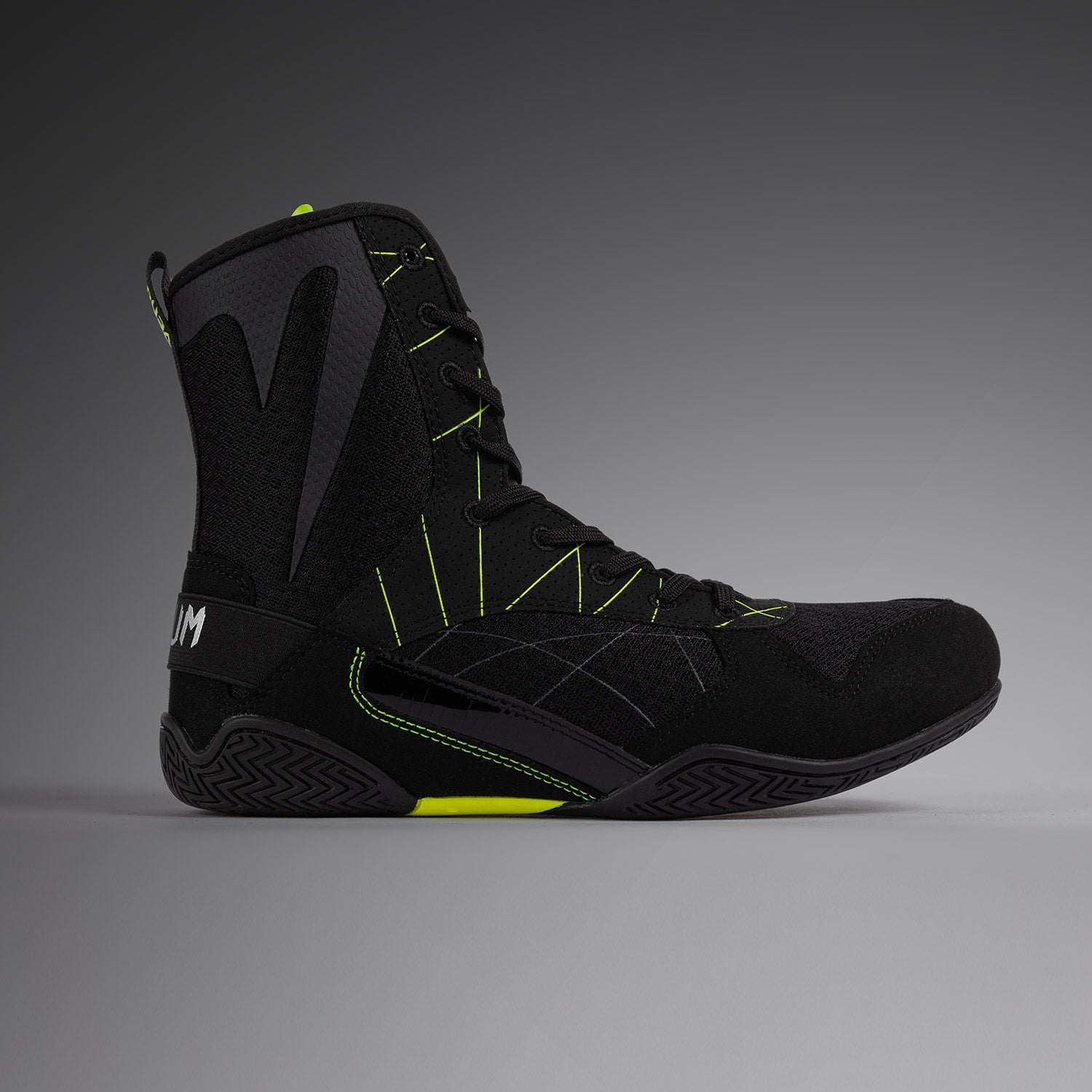 Venum Training Camp ボクシングシューズ Venum Training Camp 4.0 Boxing Shoes - Black/Neon Green - Venum Asia