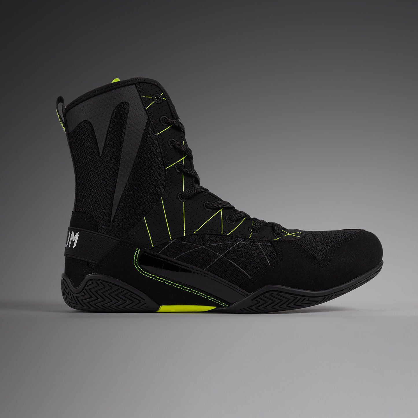 Venum Training Camp 4.0 Boxing Shoes - Black/Neon Green