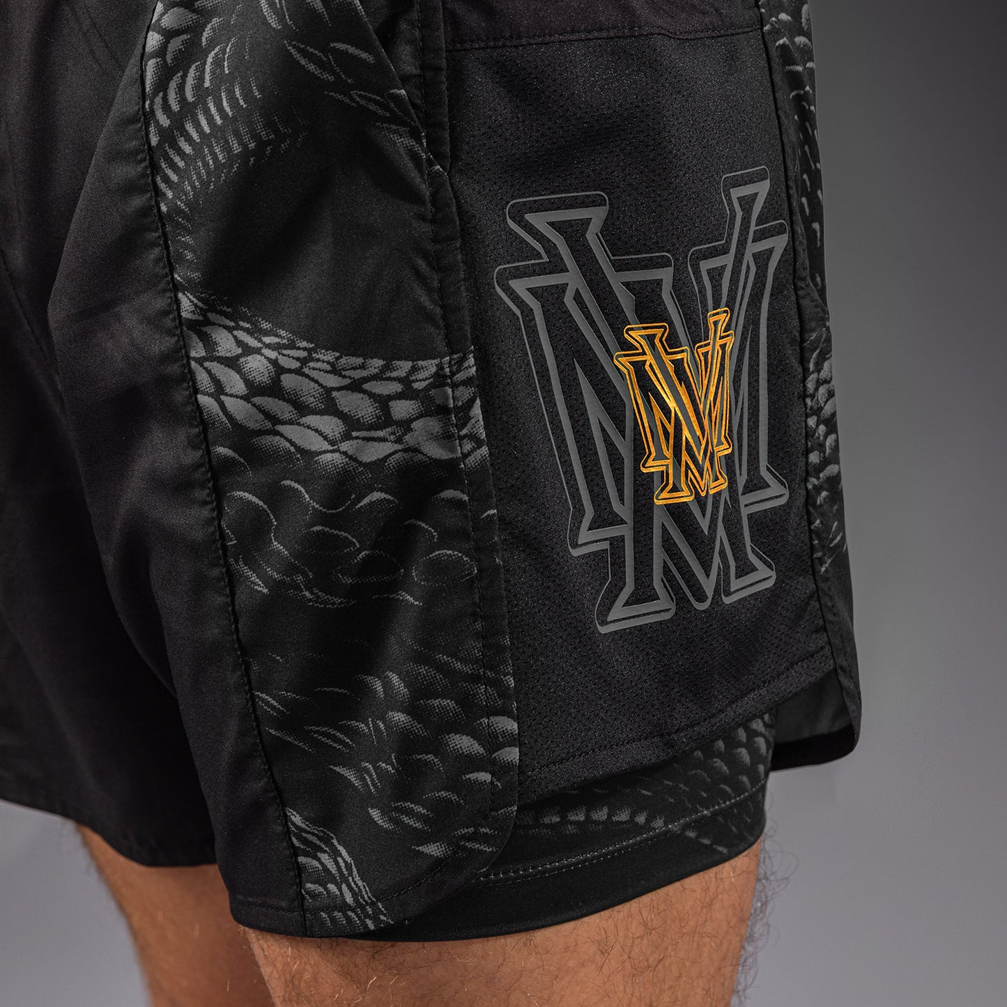 Venum Matupa Training Shorts - Black/Grey/Gold