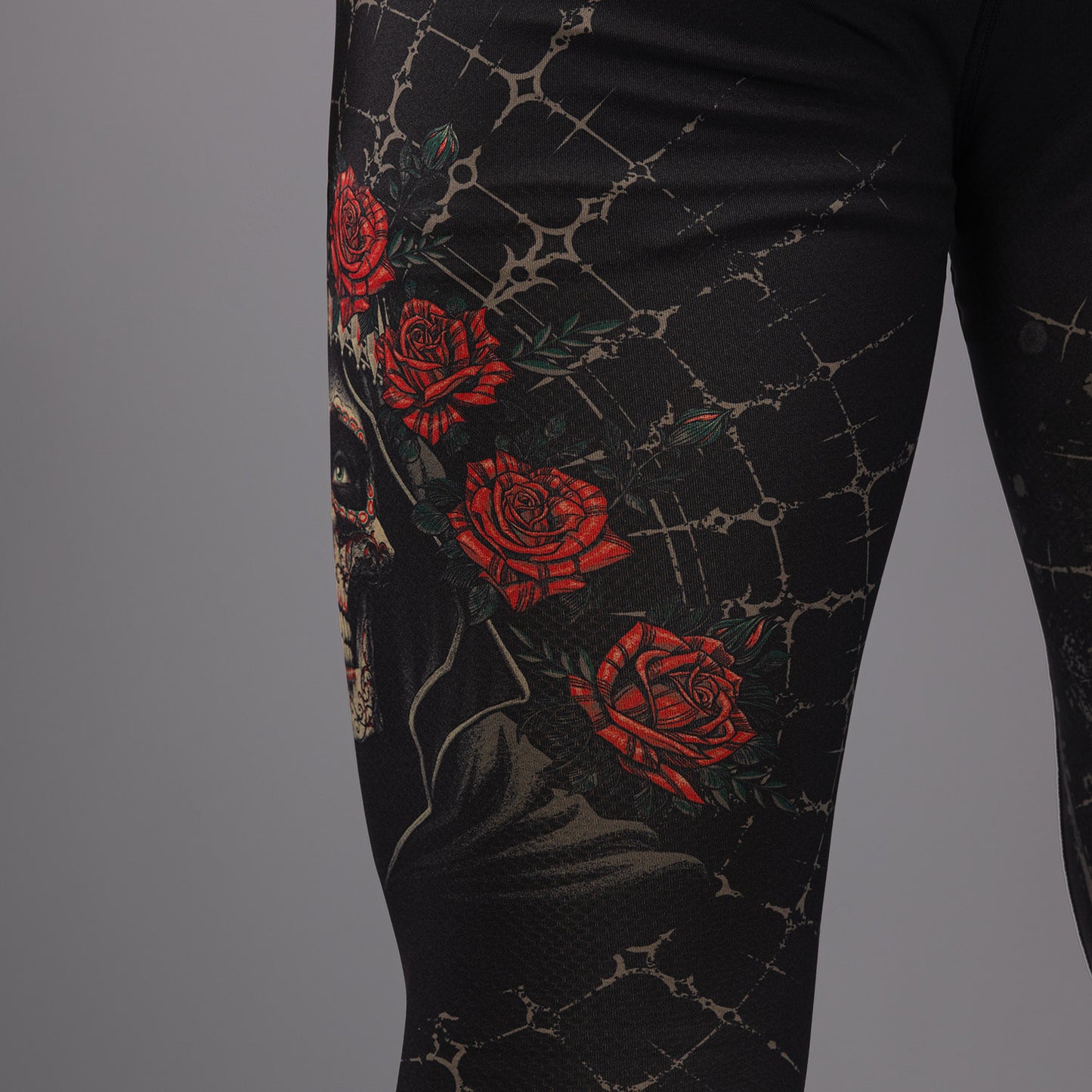 Venum Santa Muerte 5.0 Men’s Spats - Deep Black/Gold
