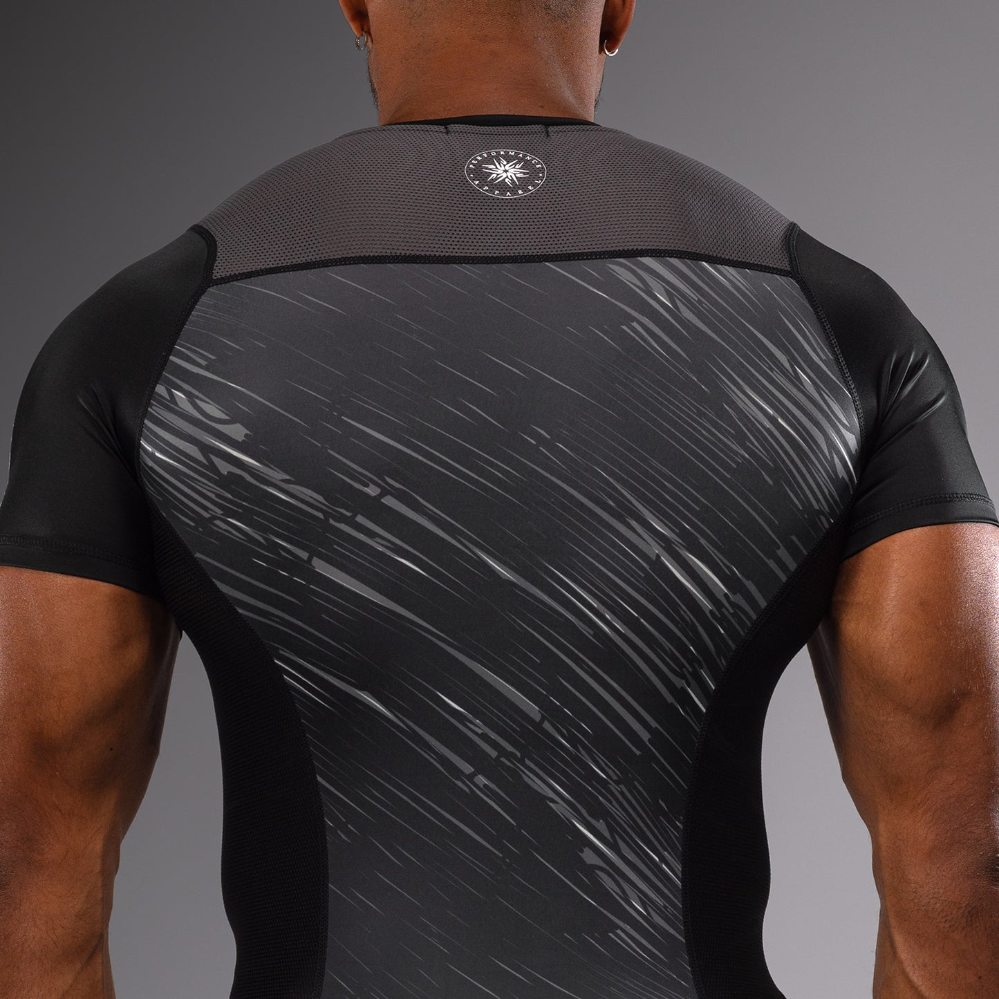 Venum Rapid Short Sleeve Rashguard - Black/Storm Grey