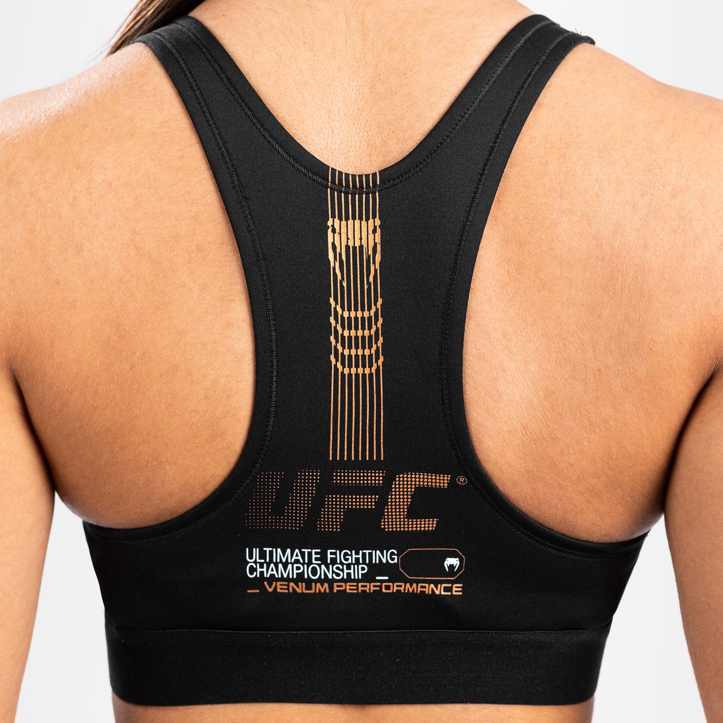 UFC Adrenaline by Venum Fight Week Women’s Sports Bra - Khaki/Bronze