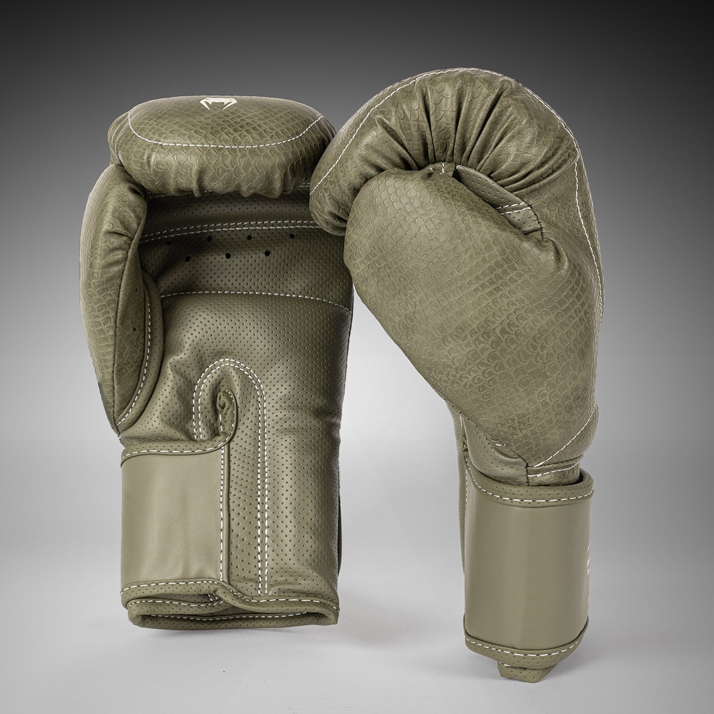Venum Impact Evo Scales Boxing Gloves - Army Green