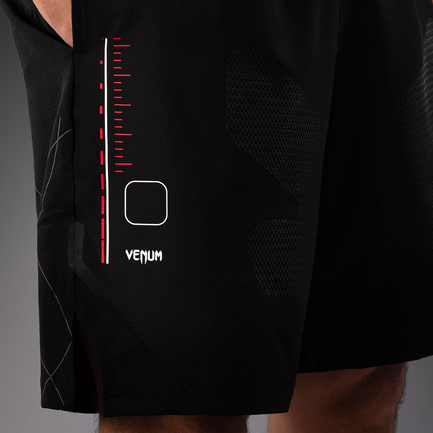 Venum Tactical XT Training Shorts - Black/Fire Red