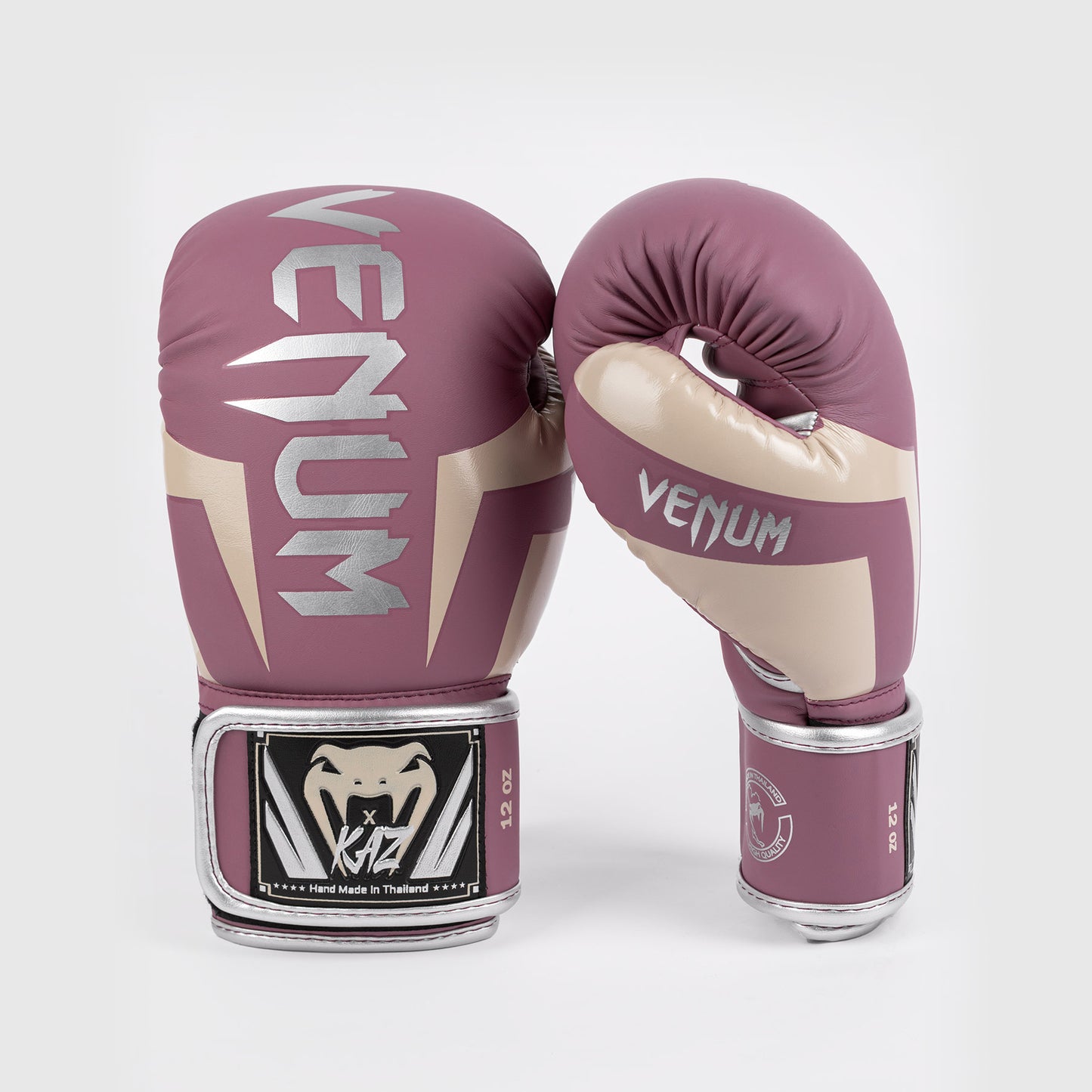 Venum x Kaz Boxing Gloves - Dusky Orchid/Silver