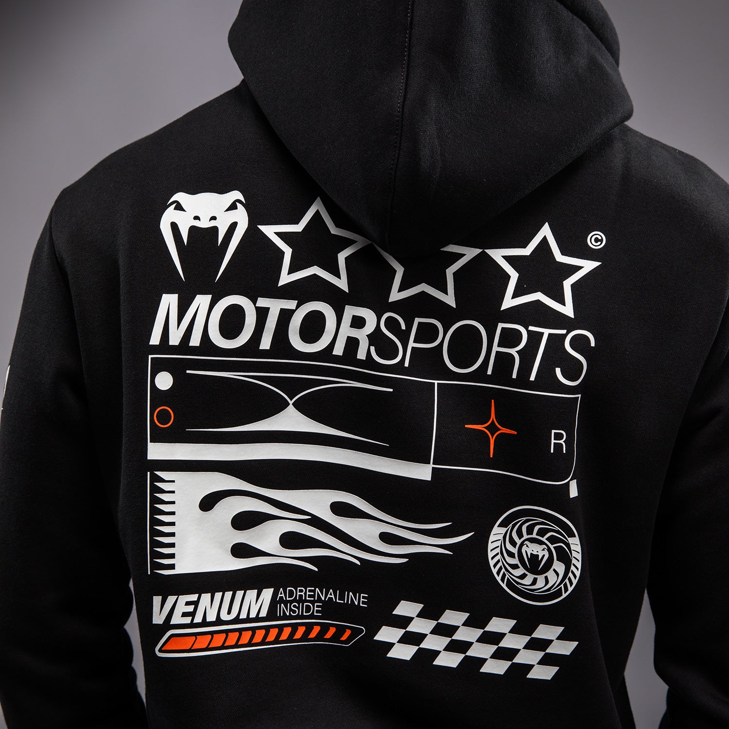 Venum Motorsports Hoodie - Deep Black - Venum Asia