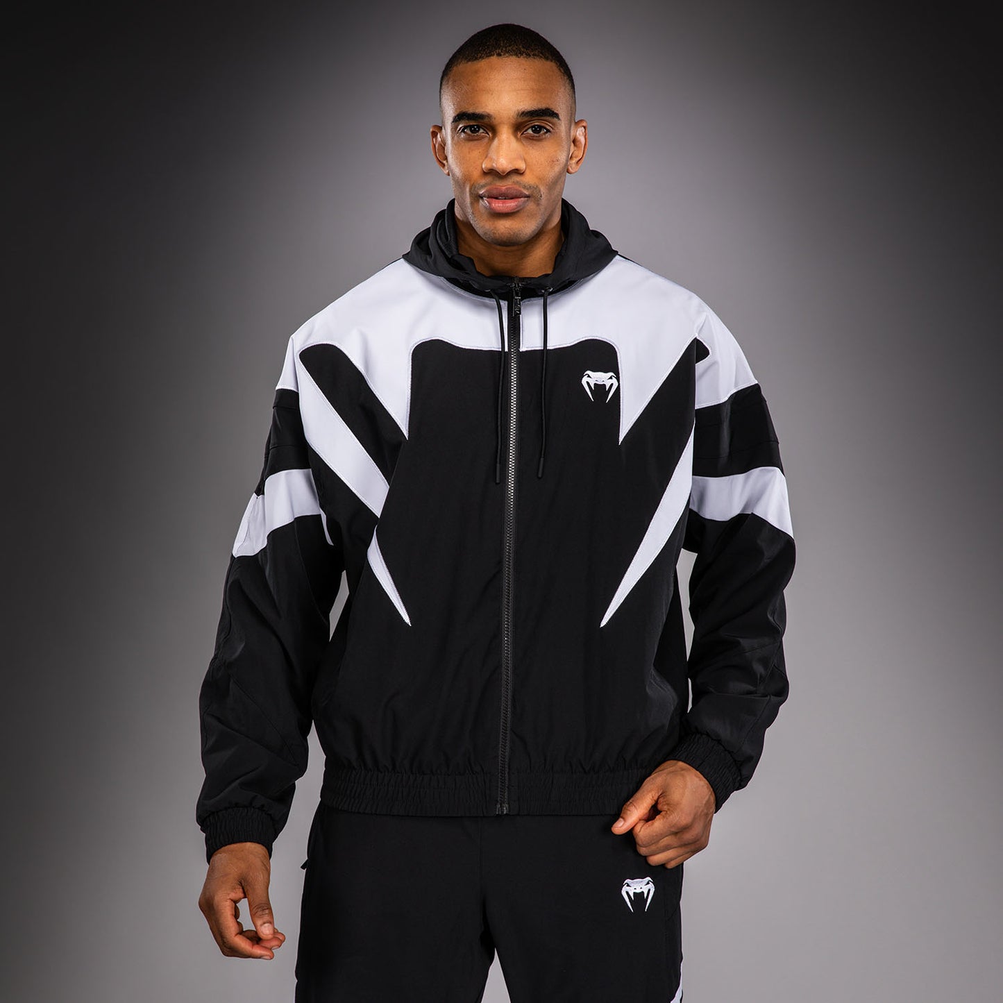 Venum Attack 90 Track Jacket - White/Black