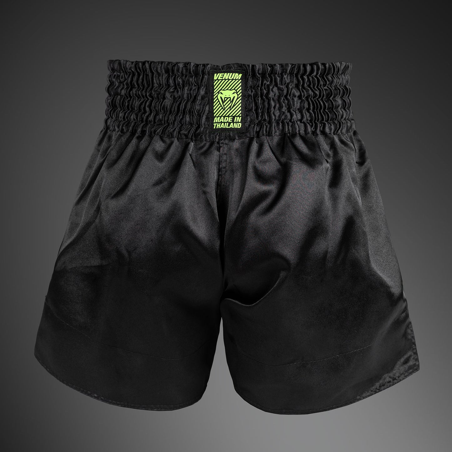 Venum Classic Evo Muay Thai Shorts - Black/ Neon Yellow