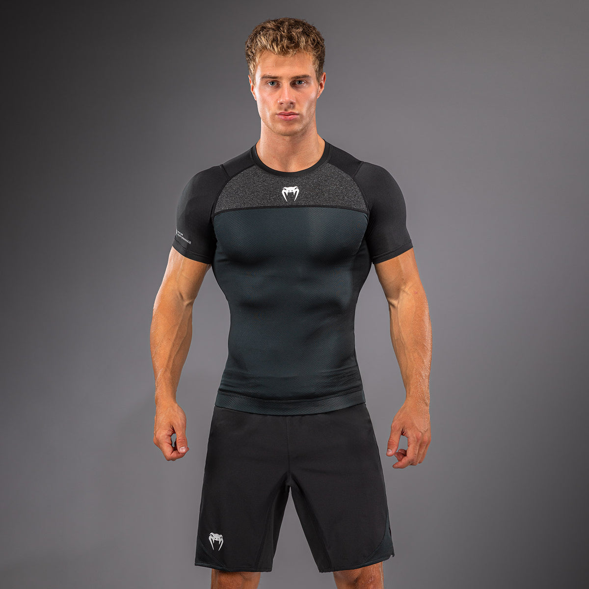 Venum G-Fit Scale Short Sleeve Rashguard - Black