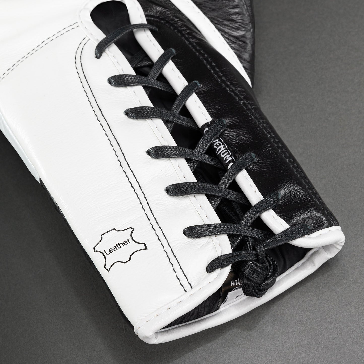 Venum Shield Pro Boxing Gloves with Laces - Black/White