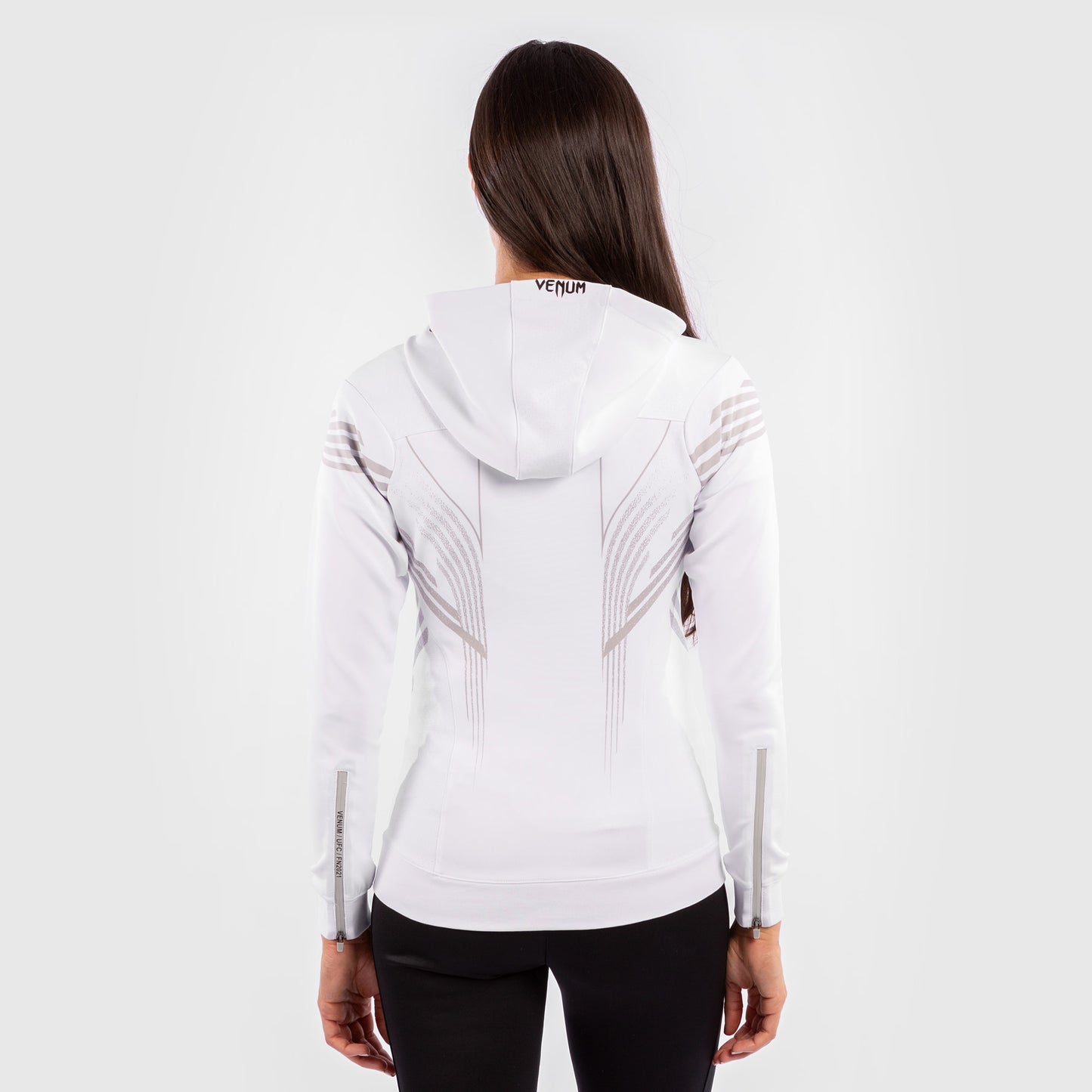 UFC Venum Authentic Fight Night Women's Walkout Hoodie - White