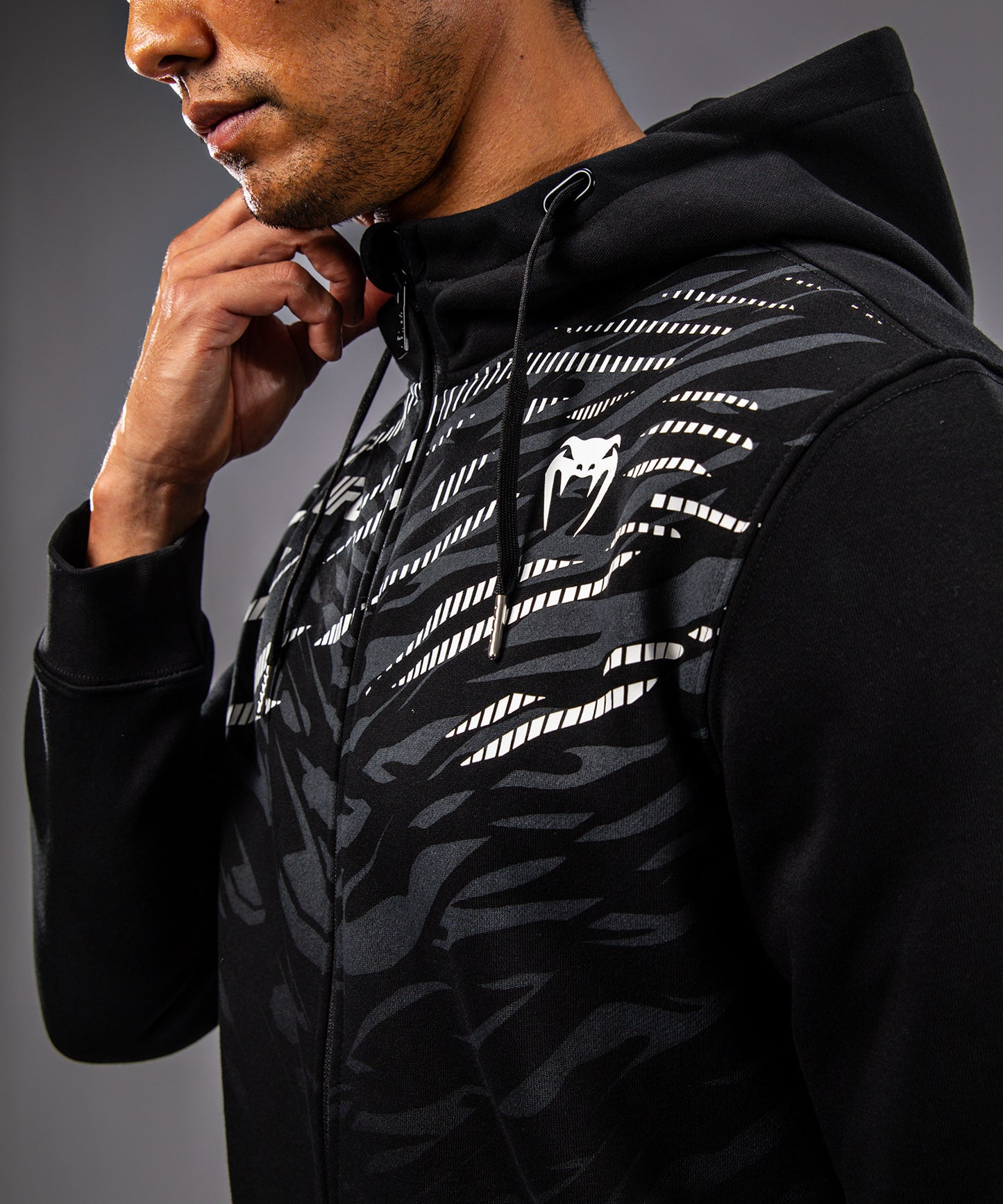 UFC Fusion by Venum Men’s Replica Zip Hoodie - Black