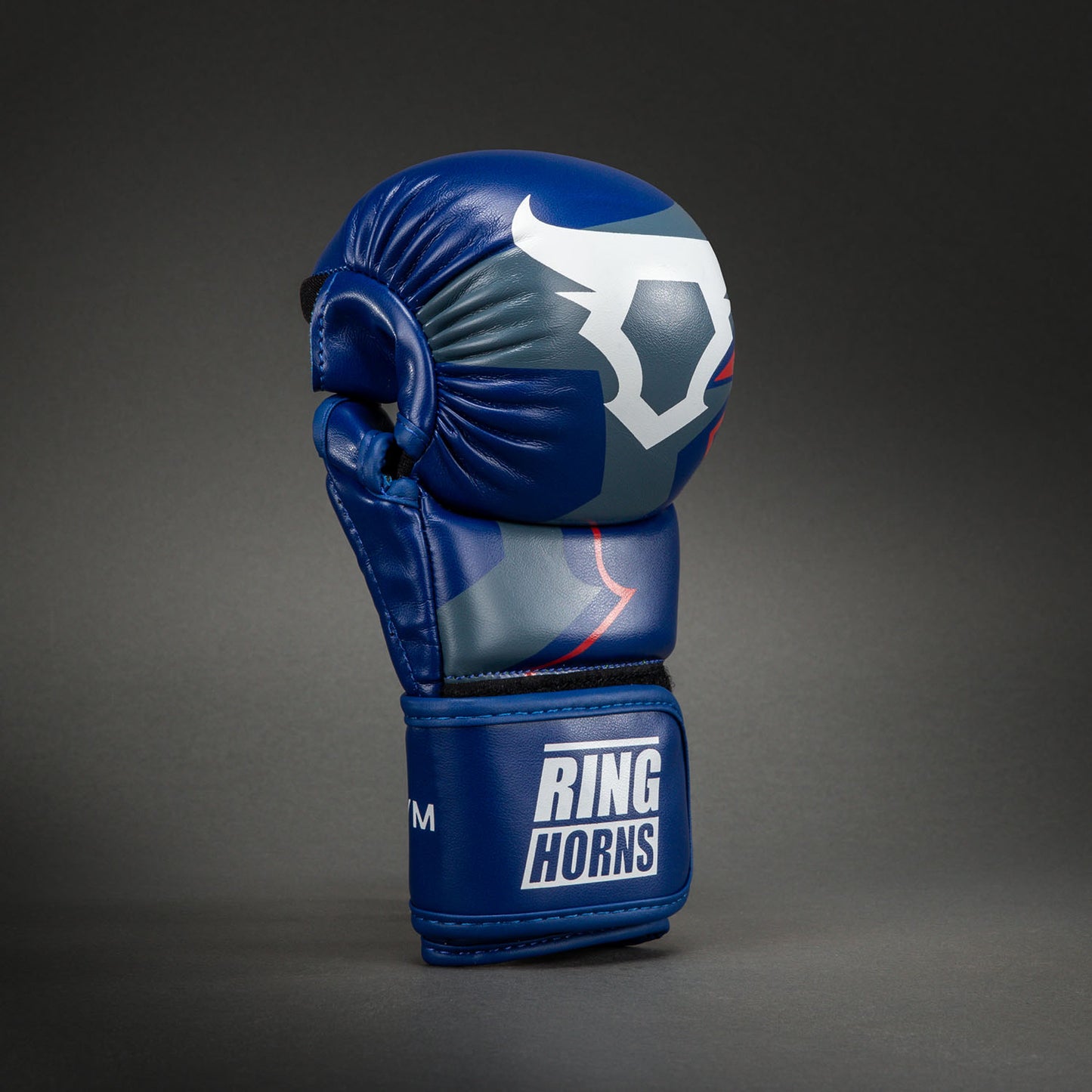 Venum Ringhorns Charger MMA Sparring Gloves - Navy Blue/Red