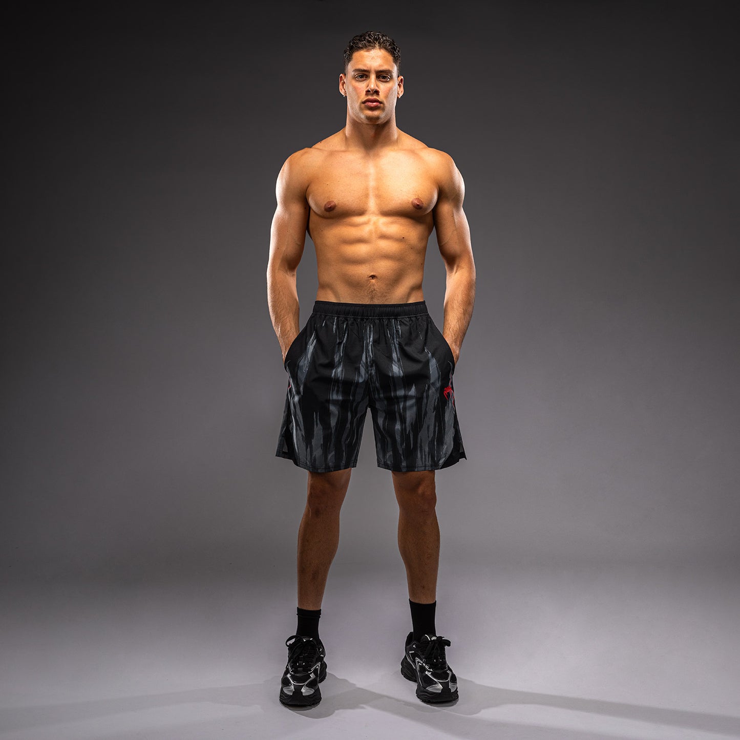 Venum Demon Training Shorts - Black/Grey