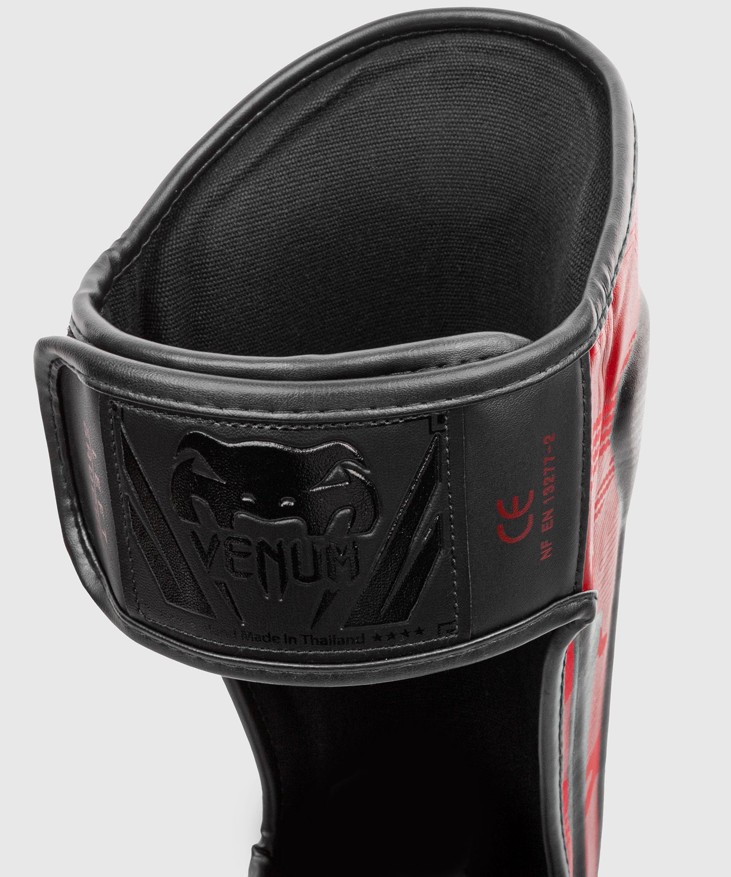Venum Elite Shin Guard - Red Camo