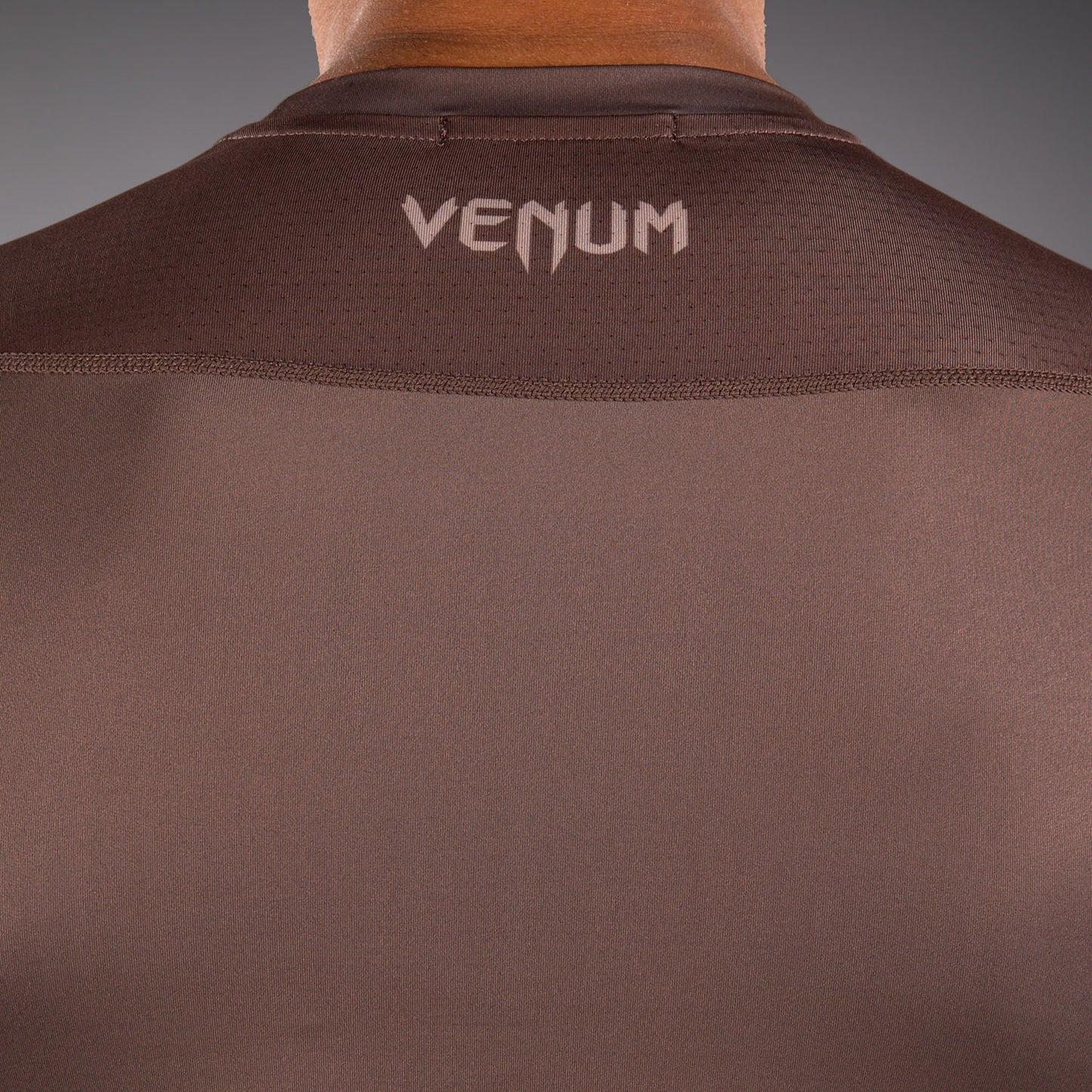 Venum No Gi Rashguards - Chocolate Brown