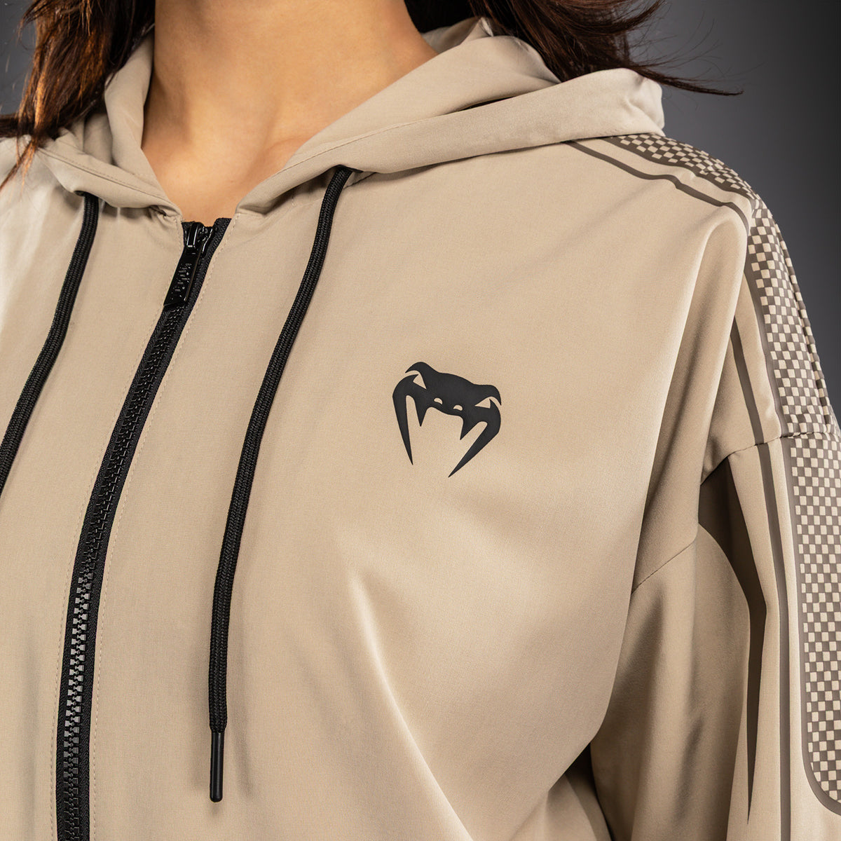 Venum UFC Unity by Venum Authentic Fight Week Women's Zip Hoodie - Sand