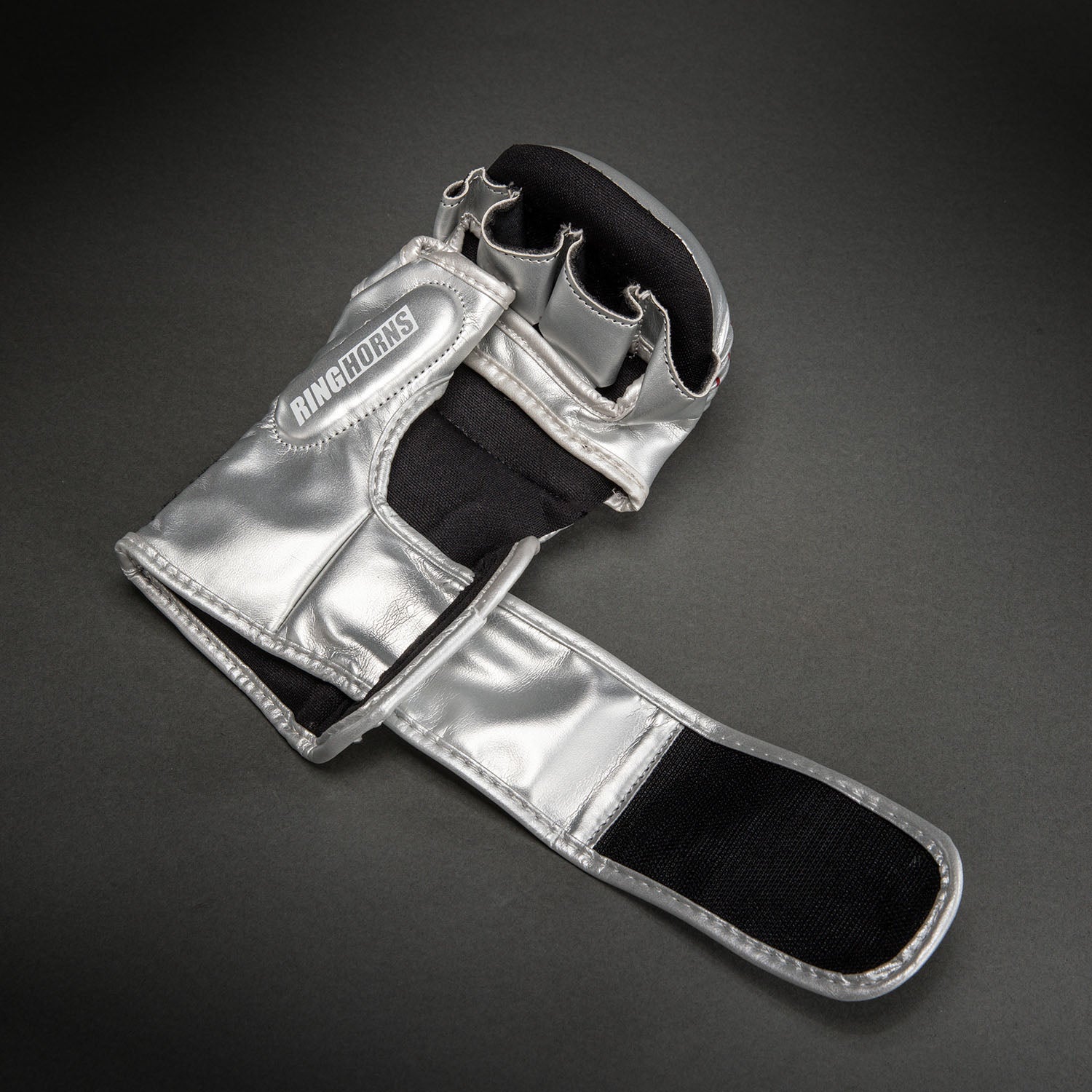 Ringhorns Charger by Venum MMA Sparring Gloves - Silver/Black