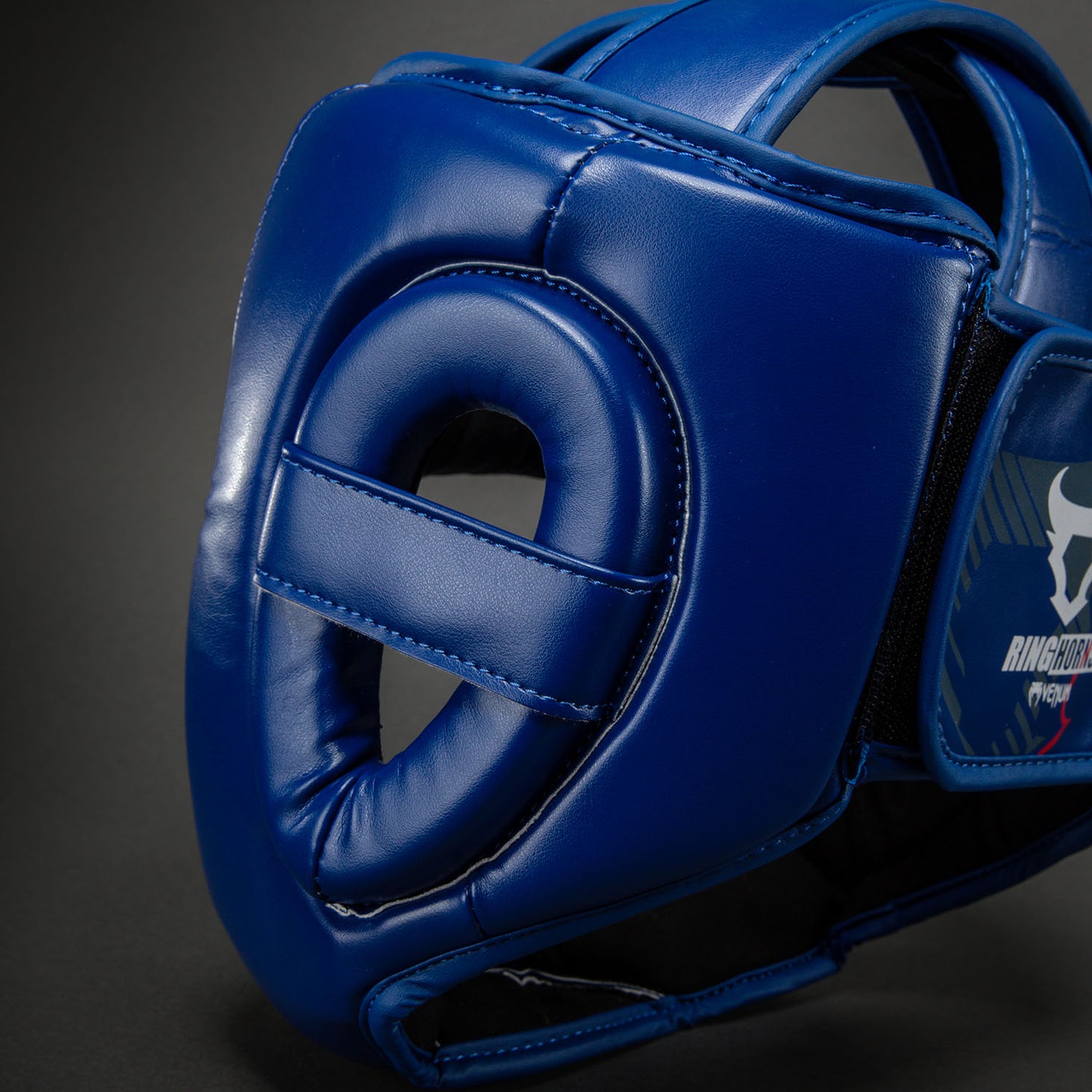 Ringhorns Charger by Venum Headgear - Navy Blue/Red