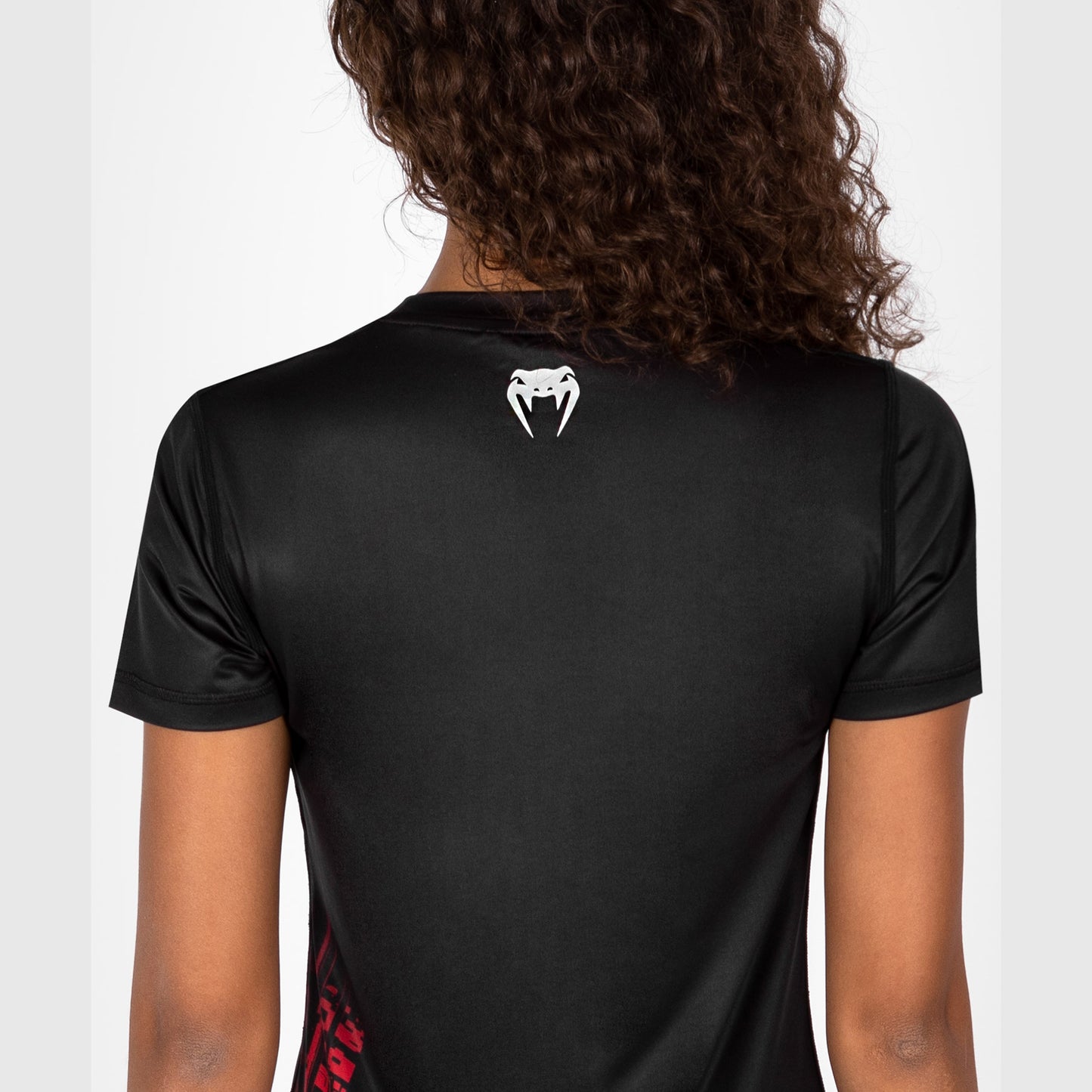 UFC Venum Performance Institute 2.0 Women’s Dry-Tech Shirt - Black/Red