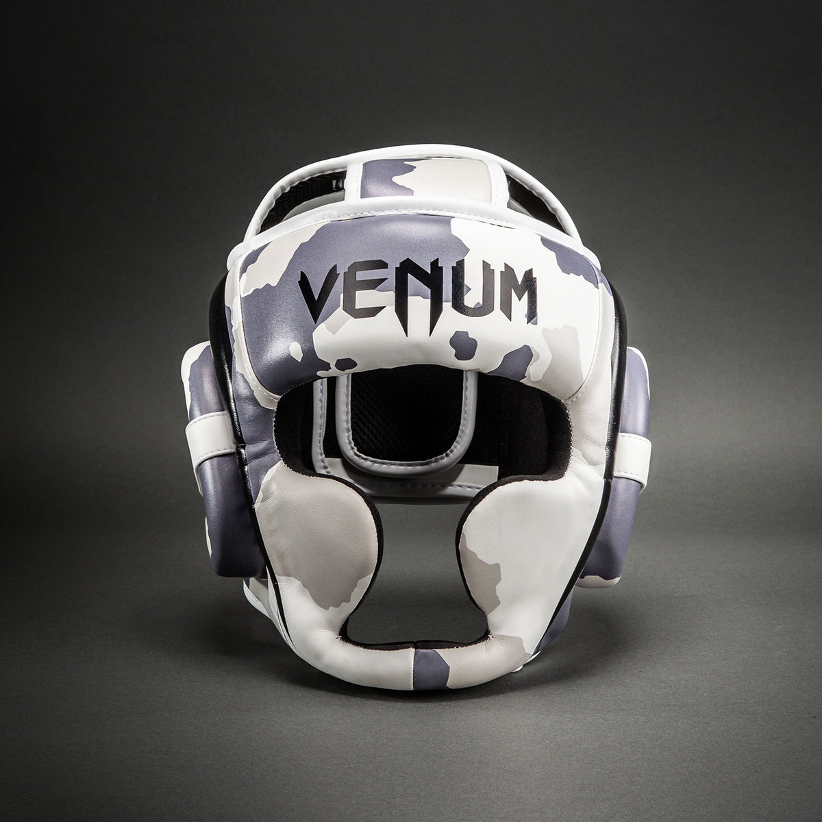 Venum Elite Camo Headgear - White/Light Grey