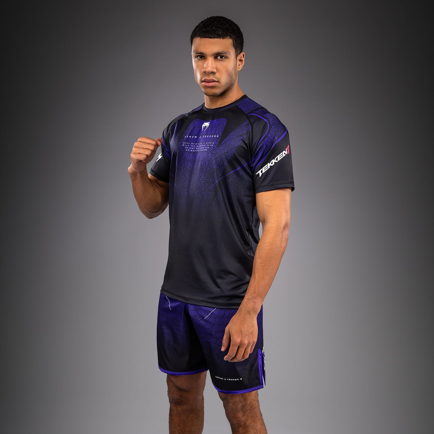 Venum x TEKKEN 8 Dry-Tech T-Shirt - Kazuya - Black/Purple