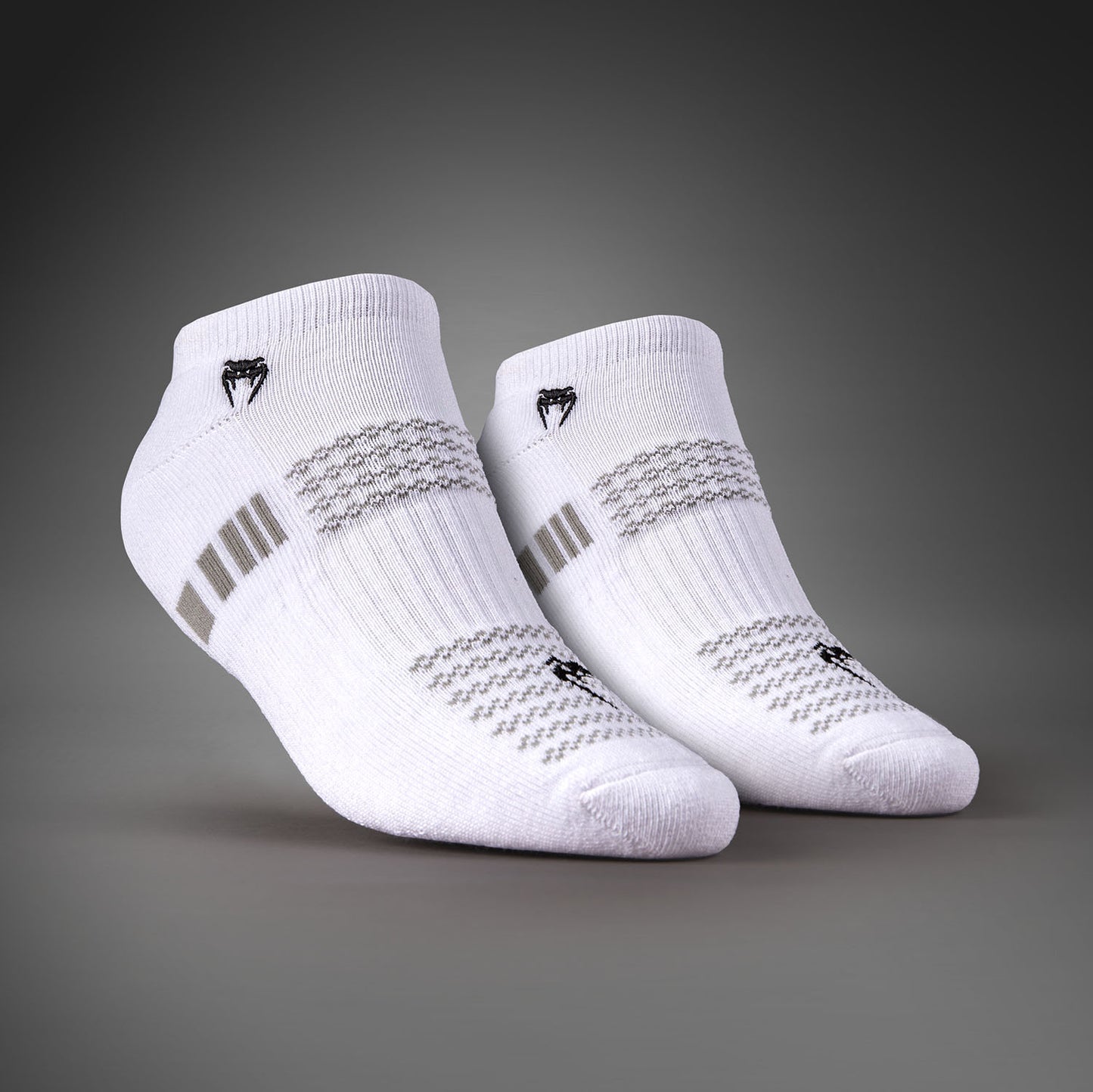 Venum Vector No-Show Socks - White/Grey