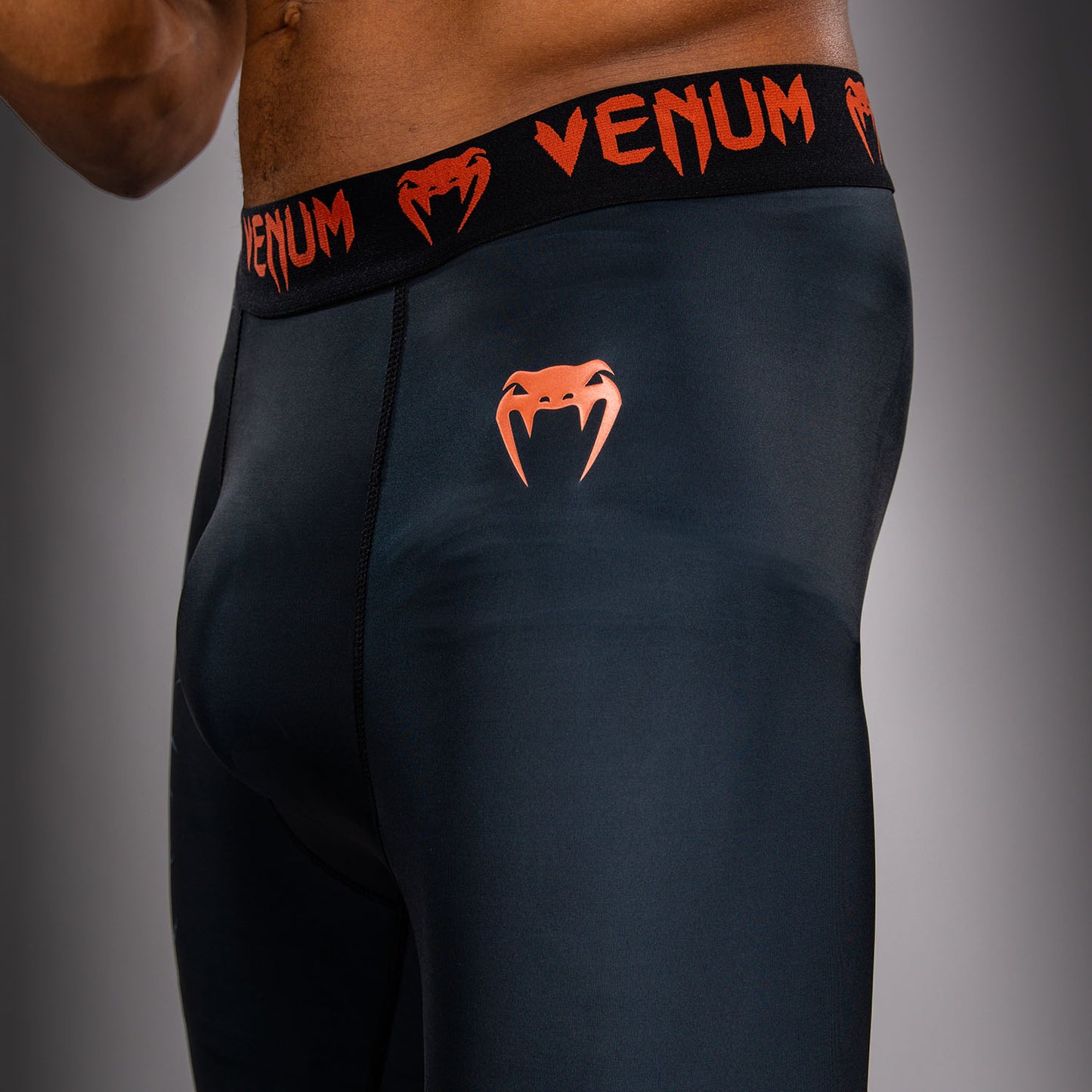 Venum Thunder Dragon Spats - Black/Grey/Copper