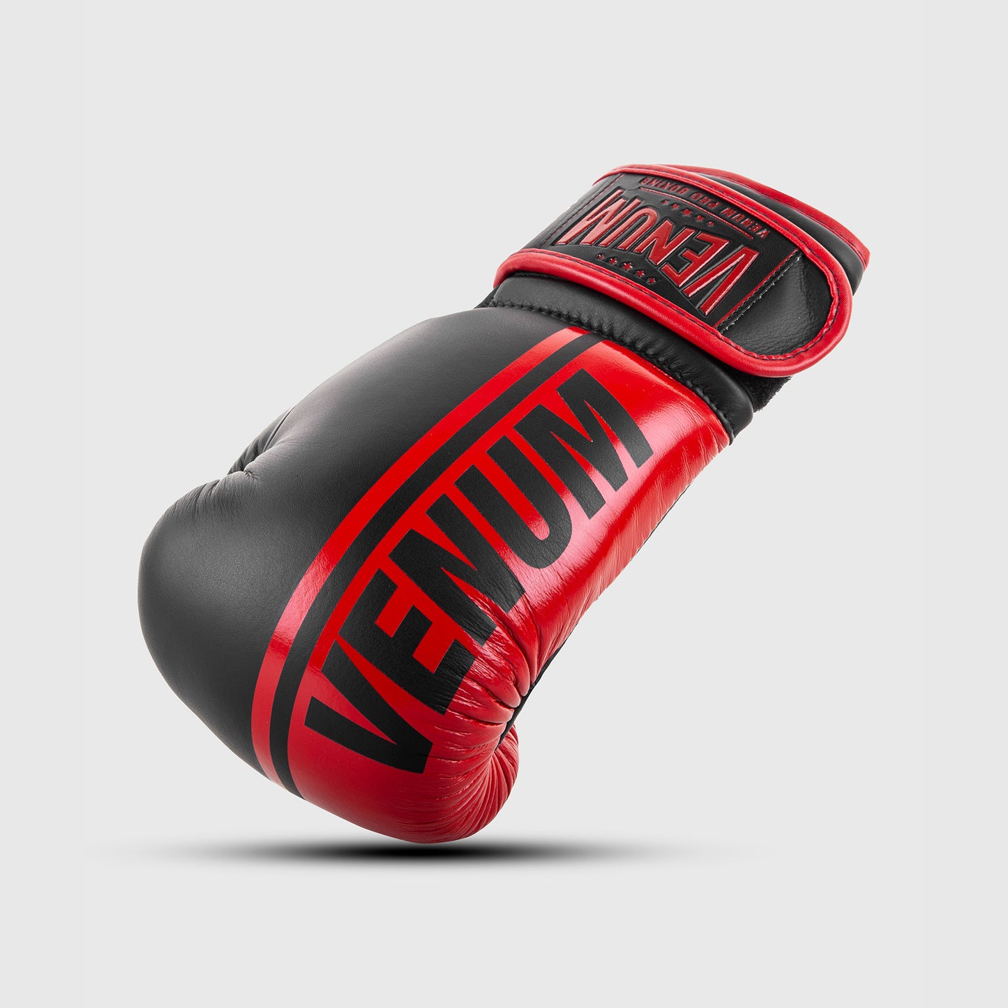 Venum Shield Pro Boxing Gloves Velcro - Black/Red