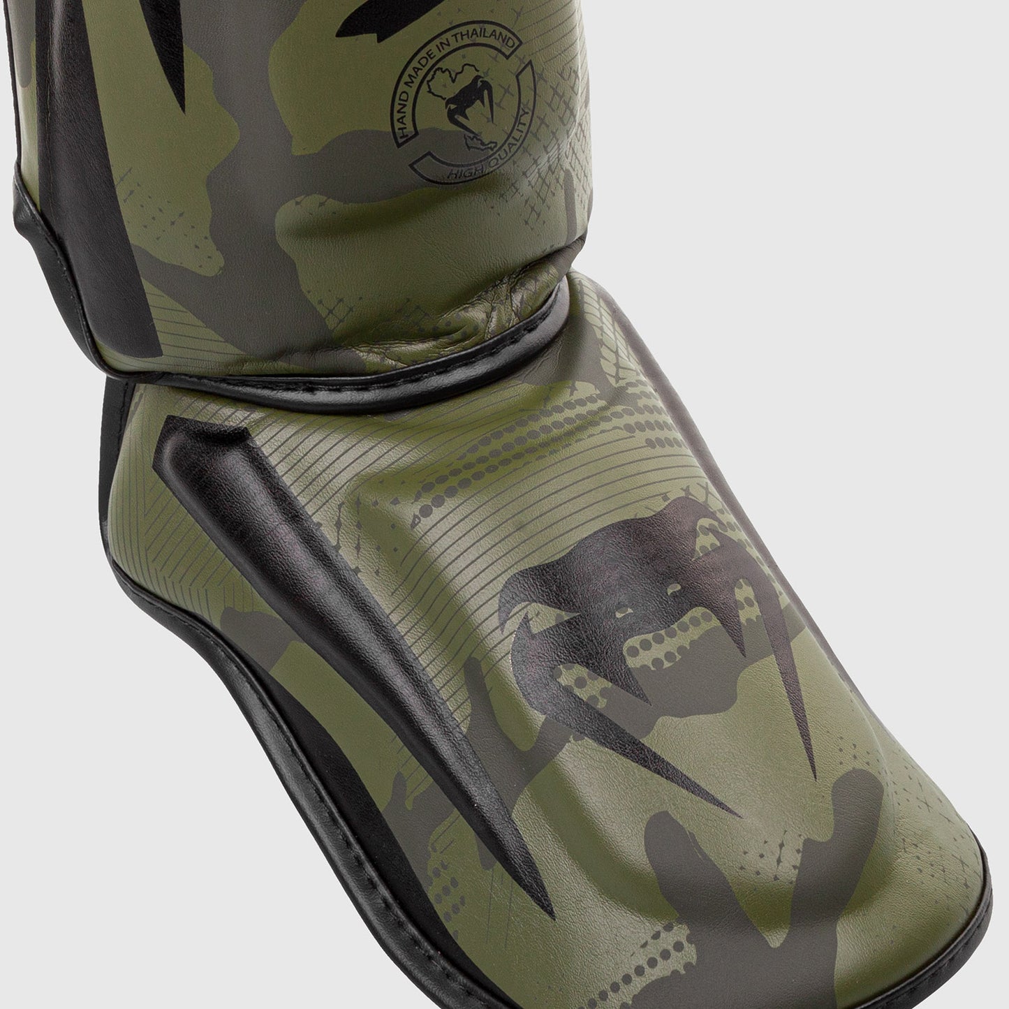 Venum Elite Shin Guard - Khaki Camo