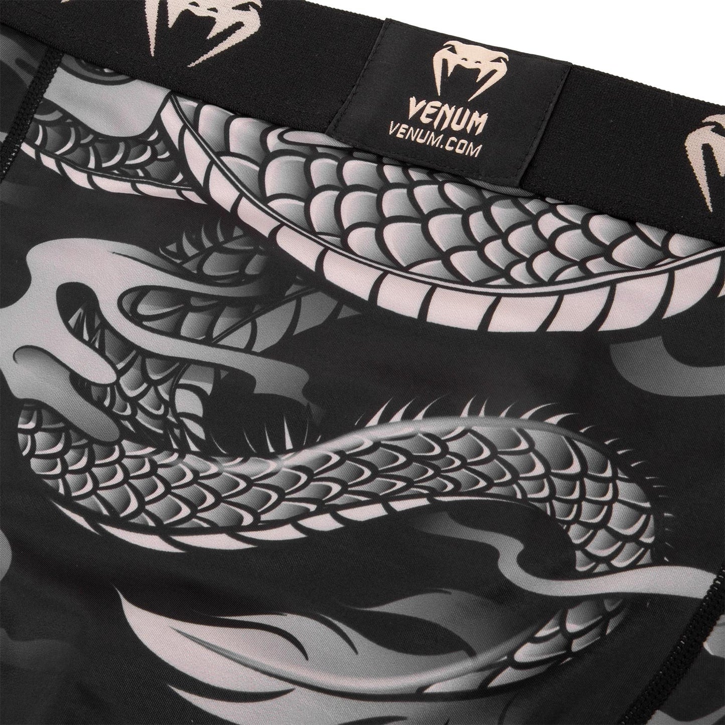 Venum Dragon's Flight Bokshandschoenen 14 Oz - Zwart/Zand - Muay Thai & Boksen