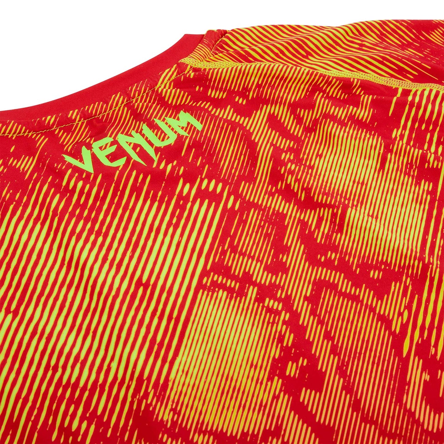 Venum Fusion Compression T-shirt - Short Sleeves - Orange/Yellow