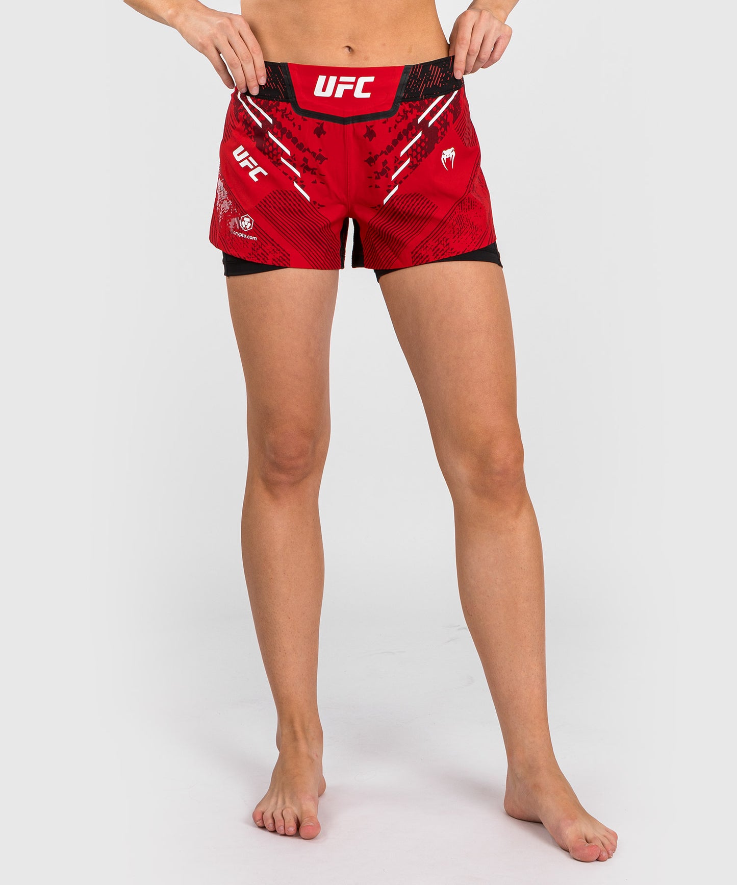 UFC Adrenaline by Venum Authentic Fight Night Women’s Fight Short - Red