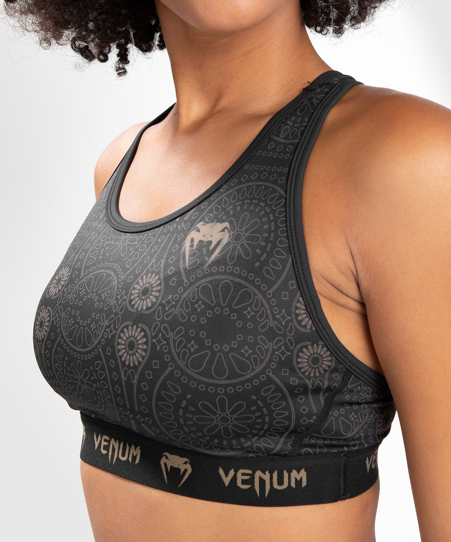 Venum Glow Sport Bra - For Women - Black - Venum