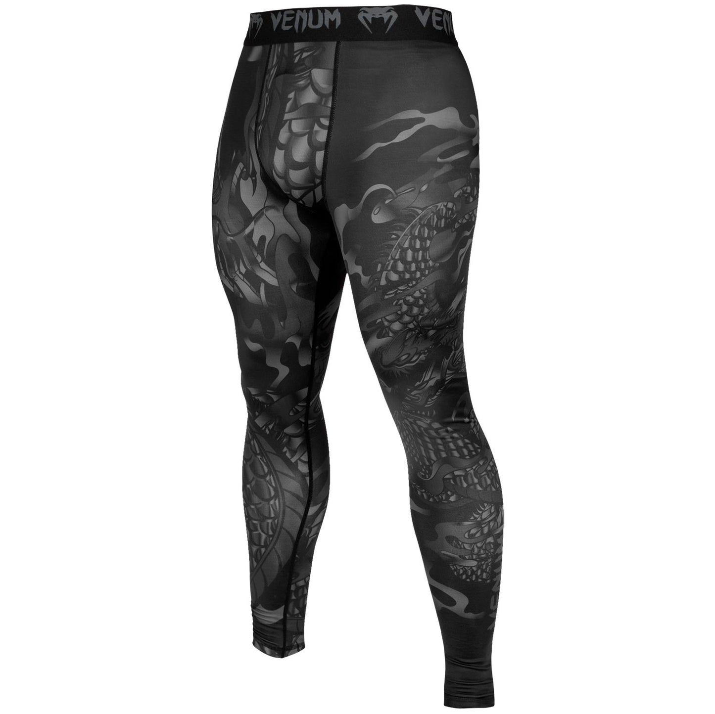 Venum Dragon's Flight Compression Tights - Black/Black