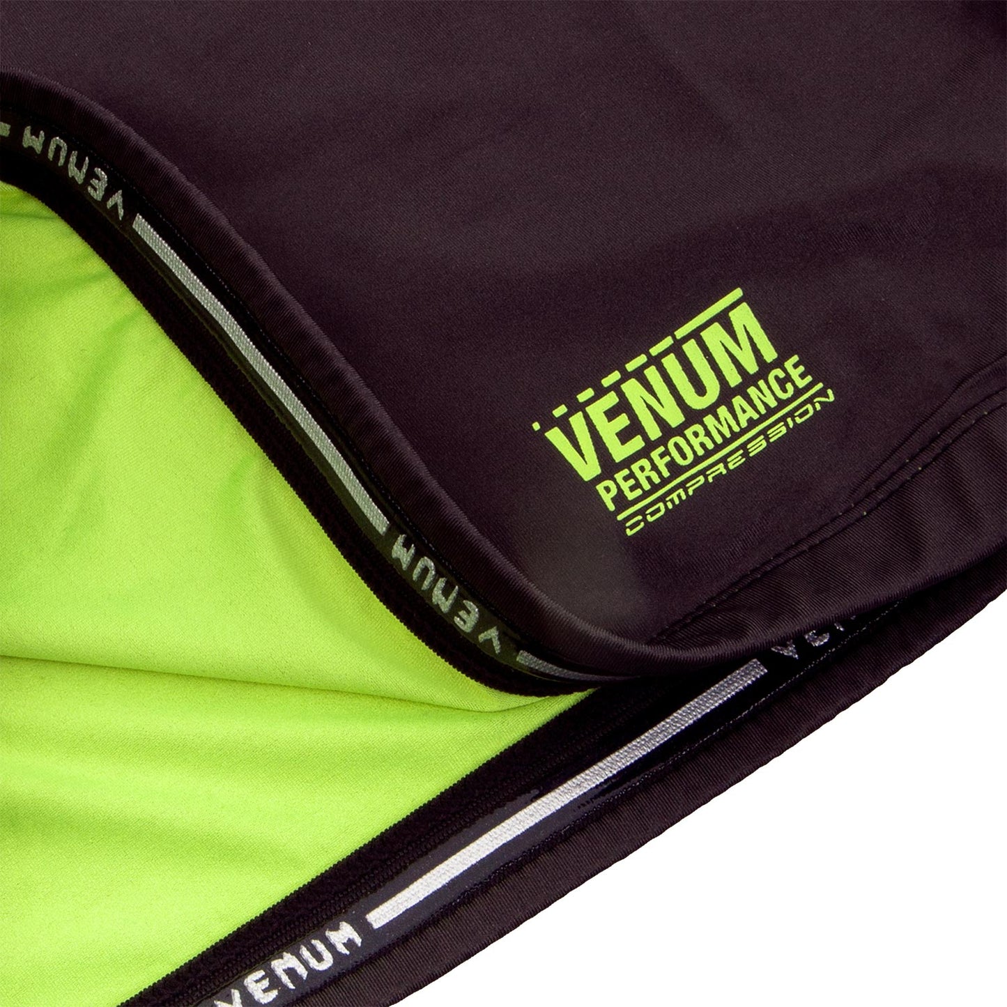 Venum Contender 3.0 Compression T-shirt - Short Sleeves - Black/Neo Yellow