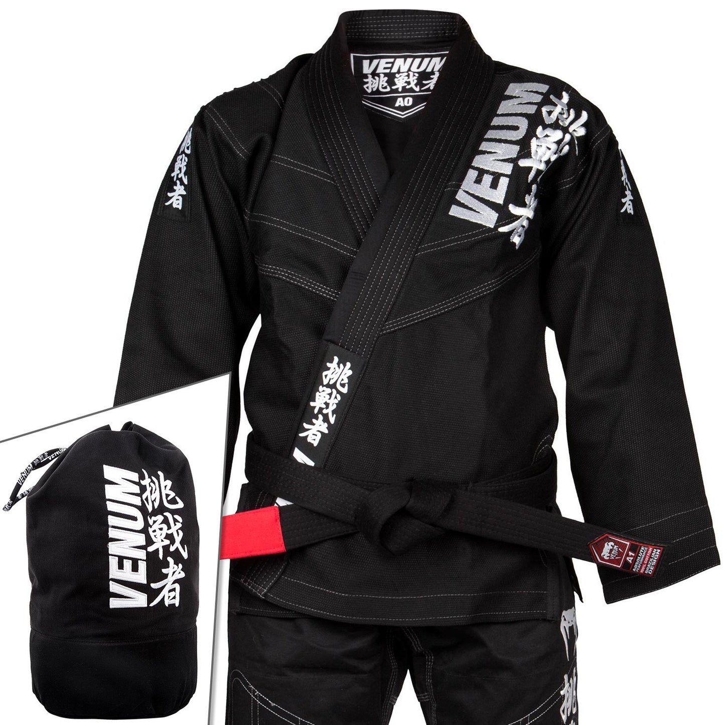 Venum Challenger 4.0 BJJ Gi - (Bag Included) - Black