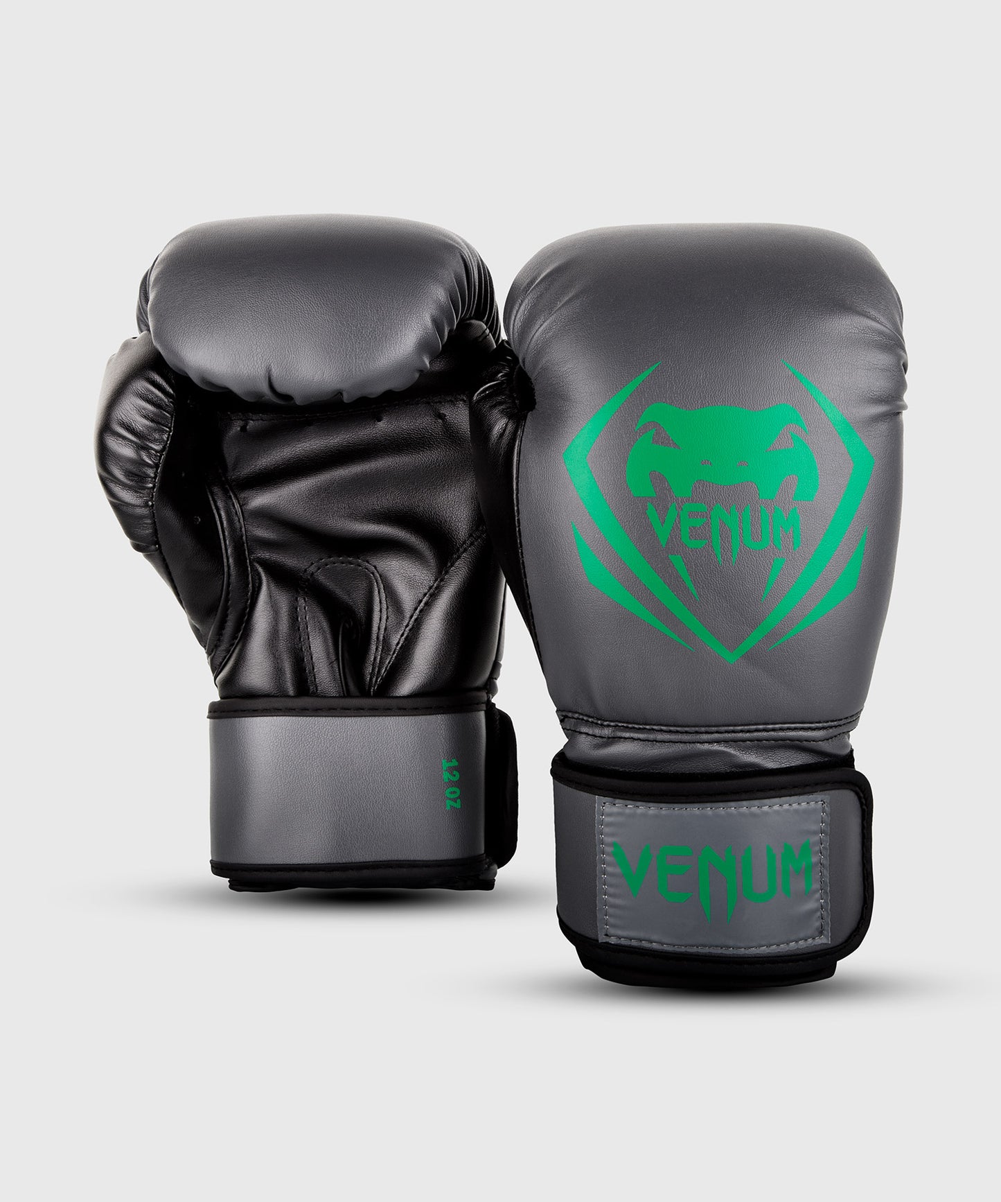 Venum Contender Boxing Gloves - Grey/Green-Black