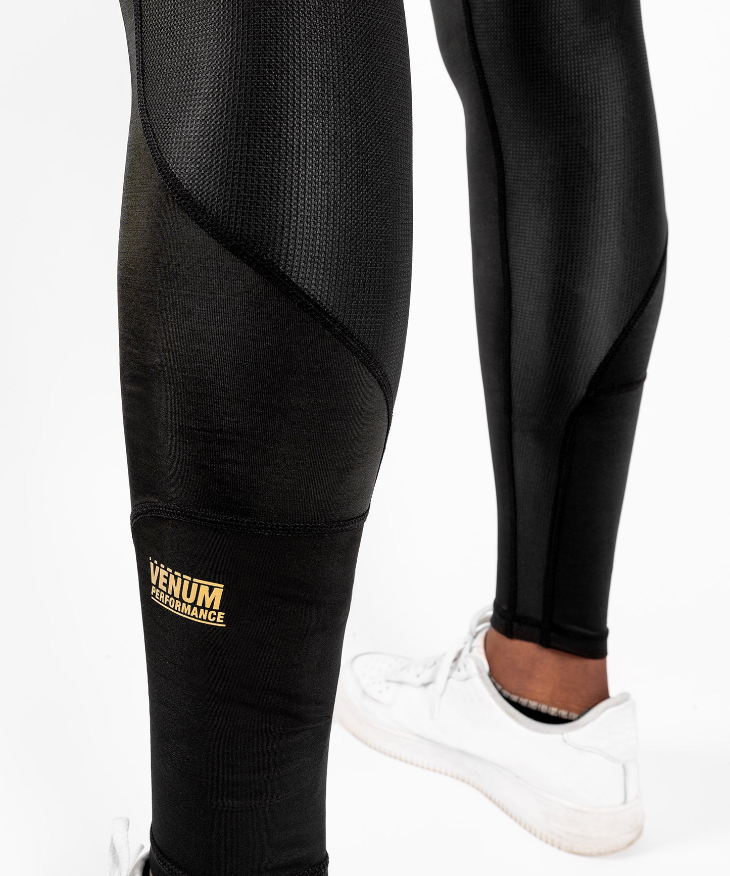 Skins A400 Youth Active Long Tights: Black/Gold