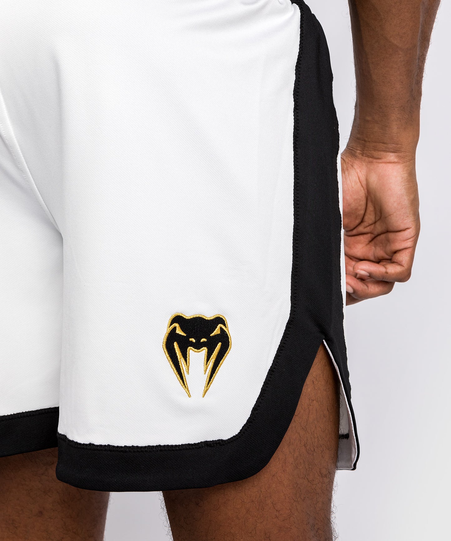Venum Classic Boxing Shorts - White/Black