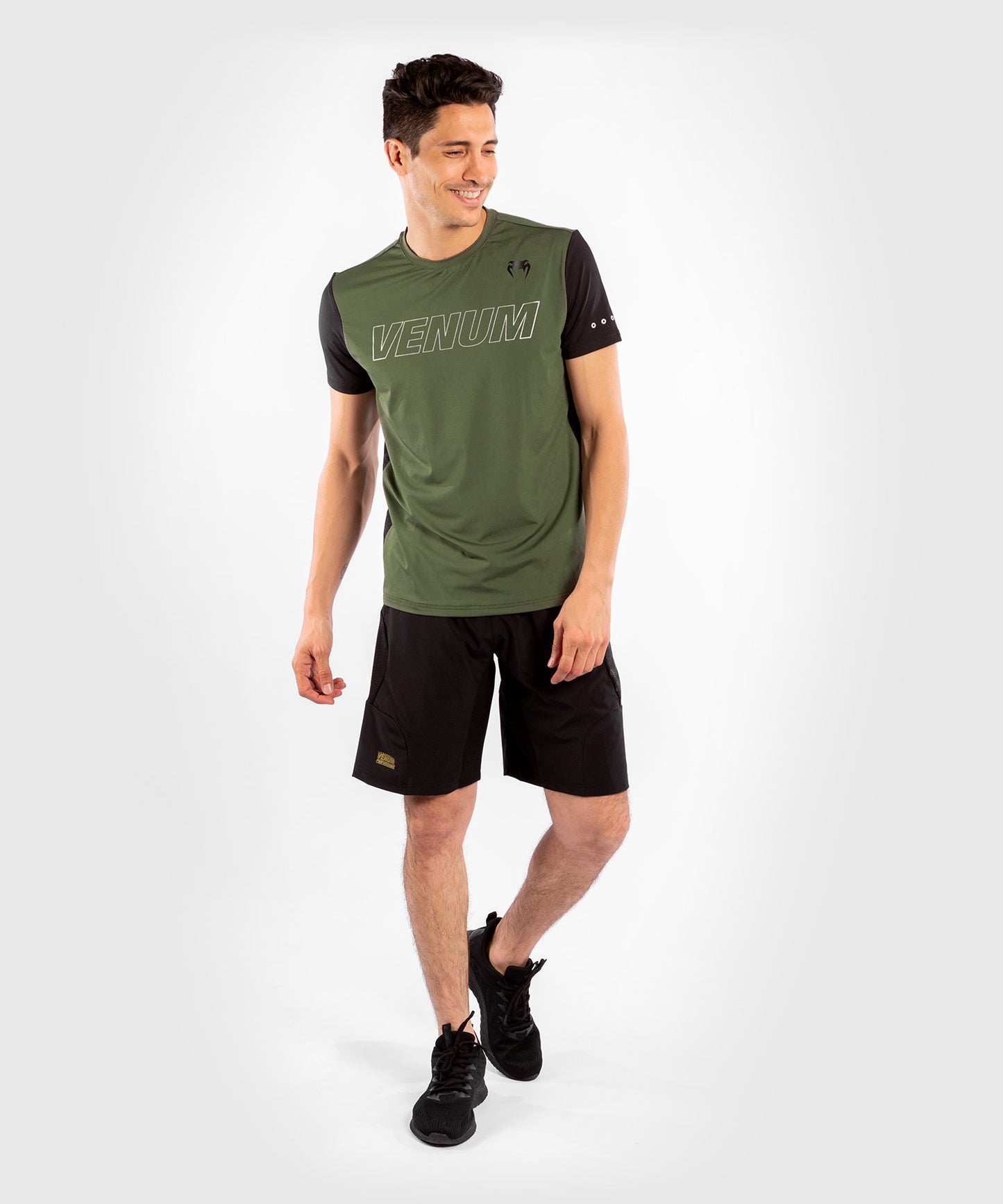 Venum Classic Evo Dry Tech T-shirt - Khaki/Silver
